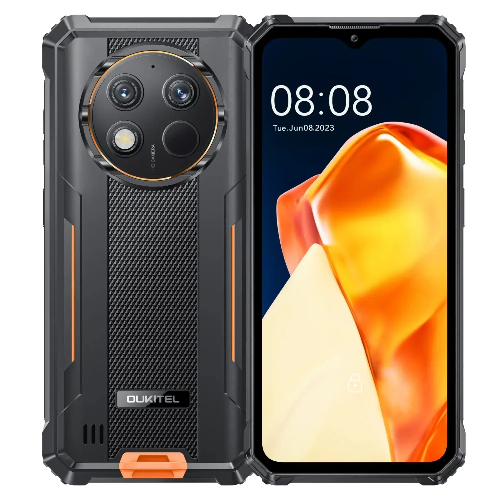 OUKITEL G1 S Rugged Phone 6.52-inch 10600mAh Big Battery 13MP Camera (4+128GB)