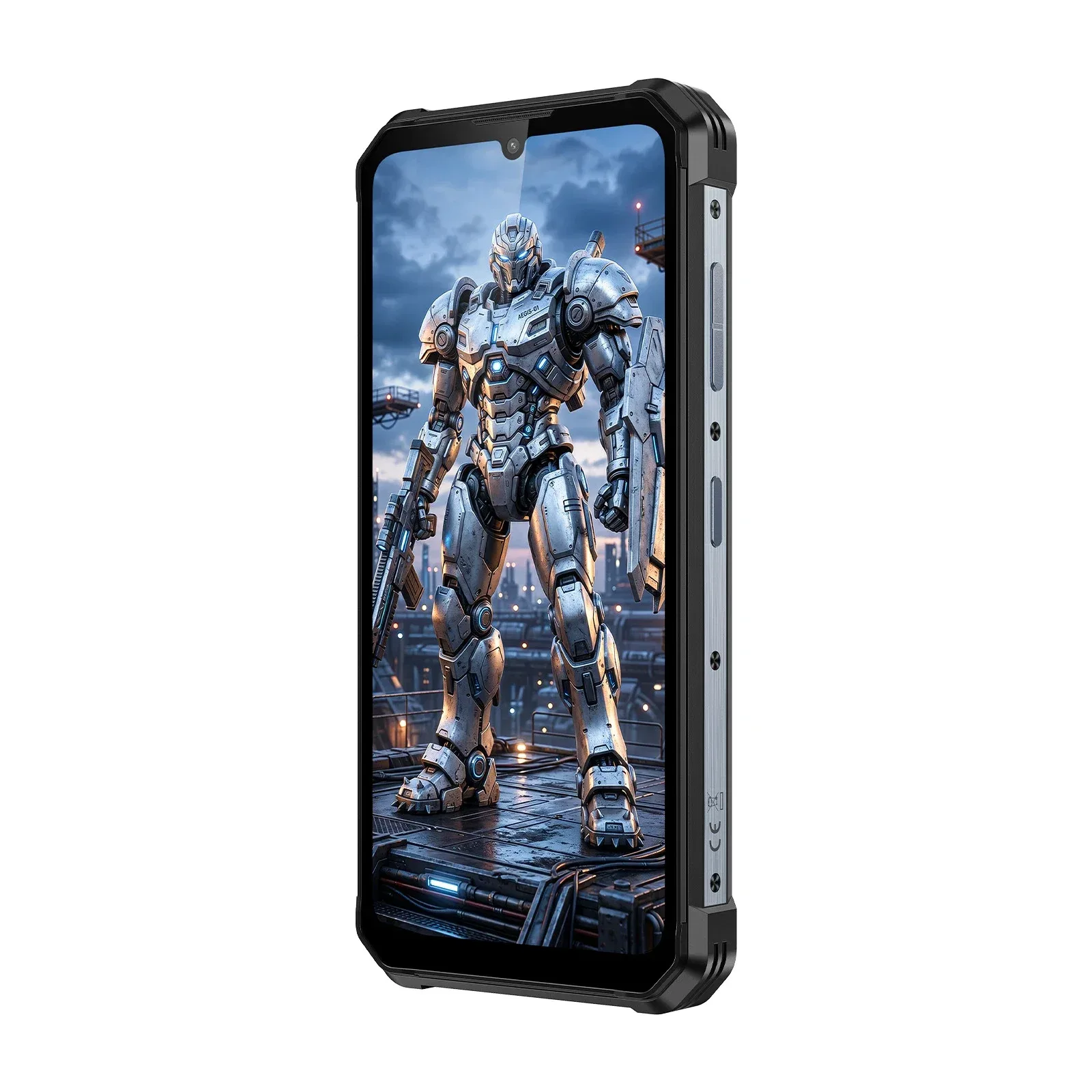 FOSSiBOT F106 Plus Rugged Smartphone, 6GB RAM + 128GB ROM, 12000mAh Battery, 120dB Dual Stereo Speakers, 20MP Night Vision Camera, 50MP AI Camera, 6.745" 120Hz Display, Android 16, IP68/IP69K, NFC