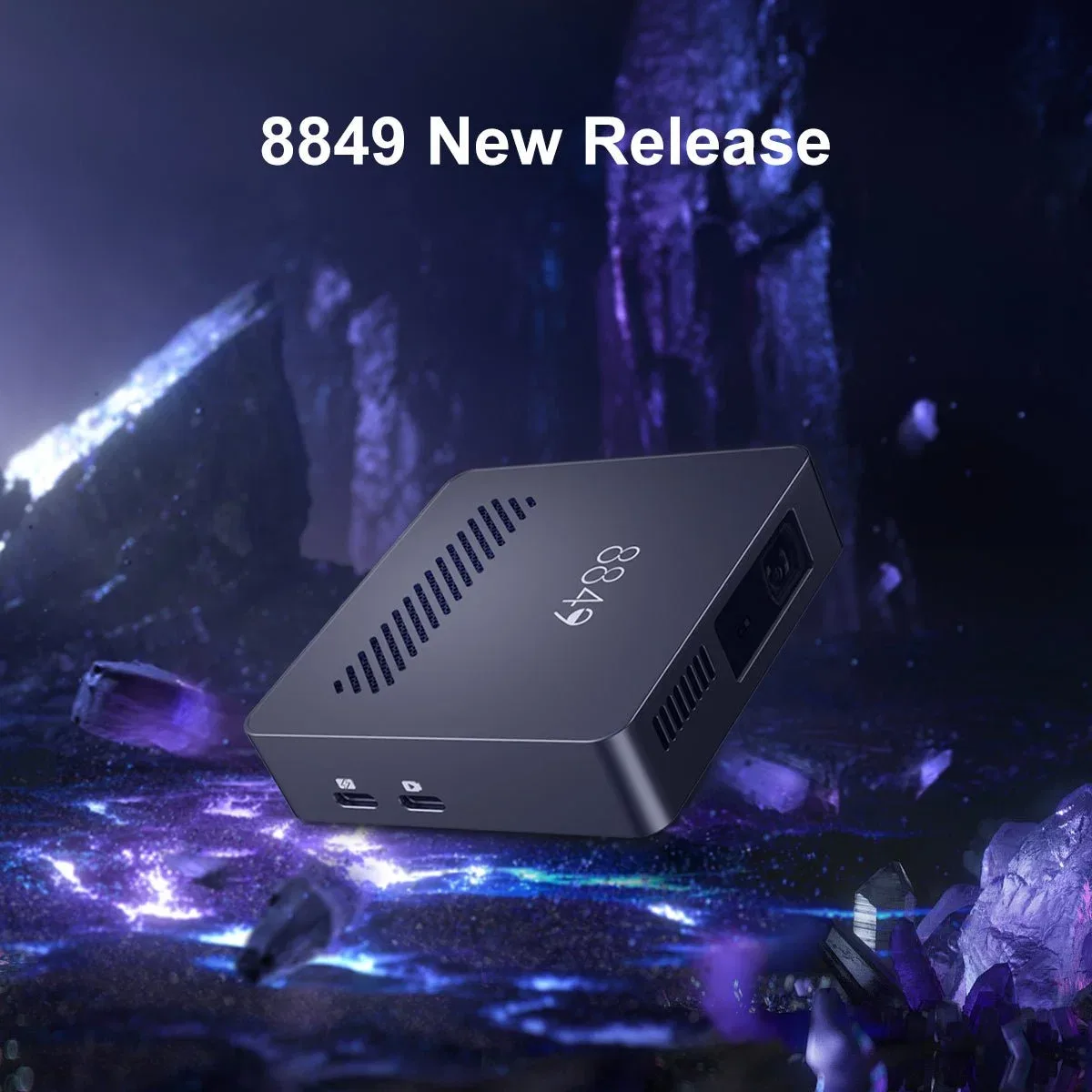 8849 Mars - USB Mini Projector, 720p HD, 100 Lumen, Plug & Play, No Battery, Portable