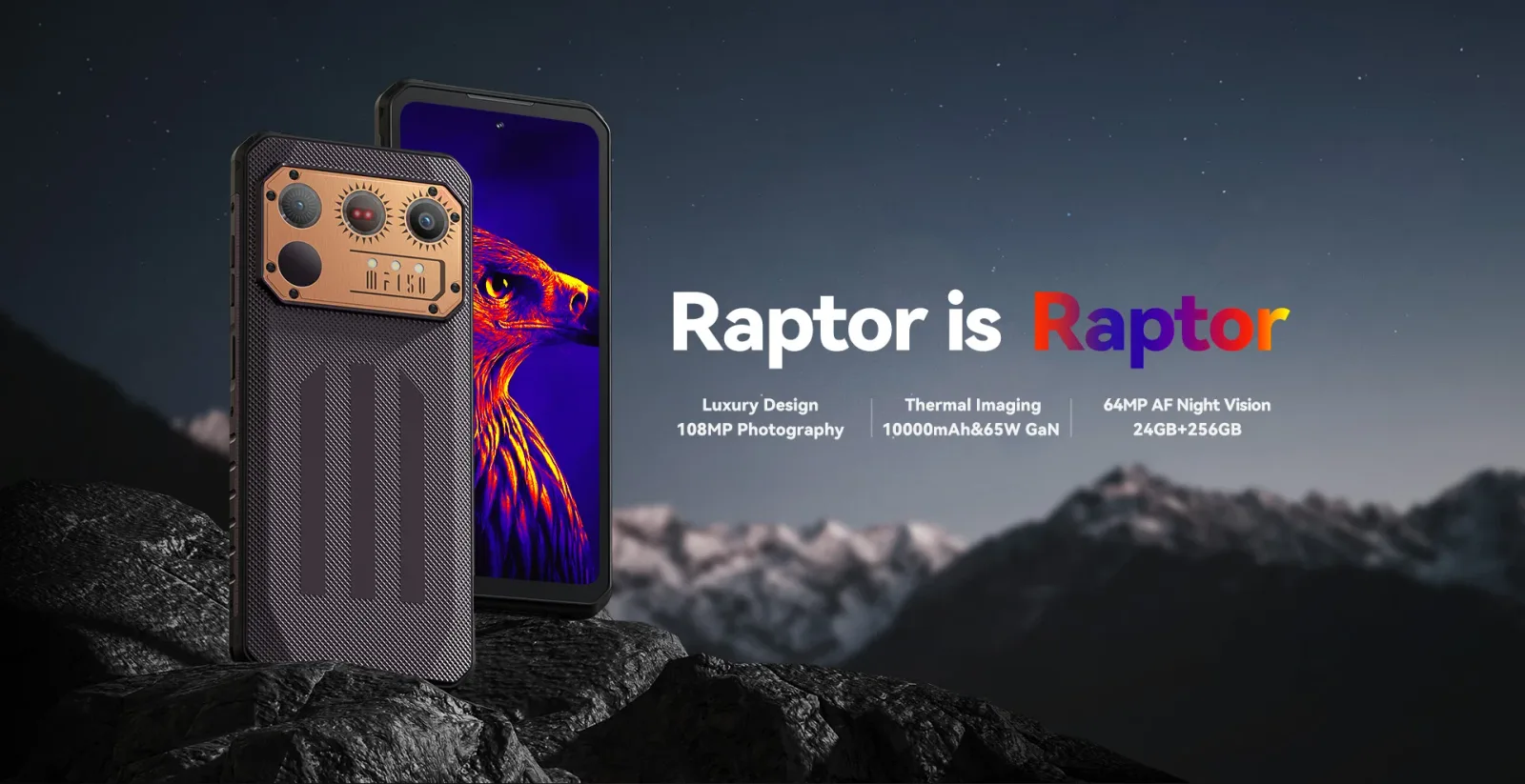 IIIF150 Raptor 4G 12GB 512GB Thermal Rugged Phone
