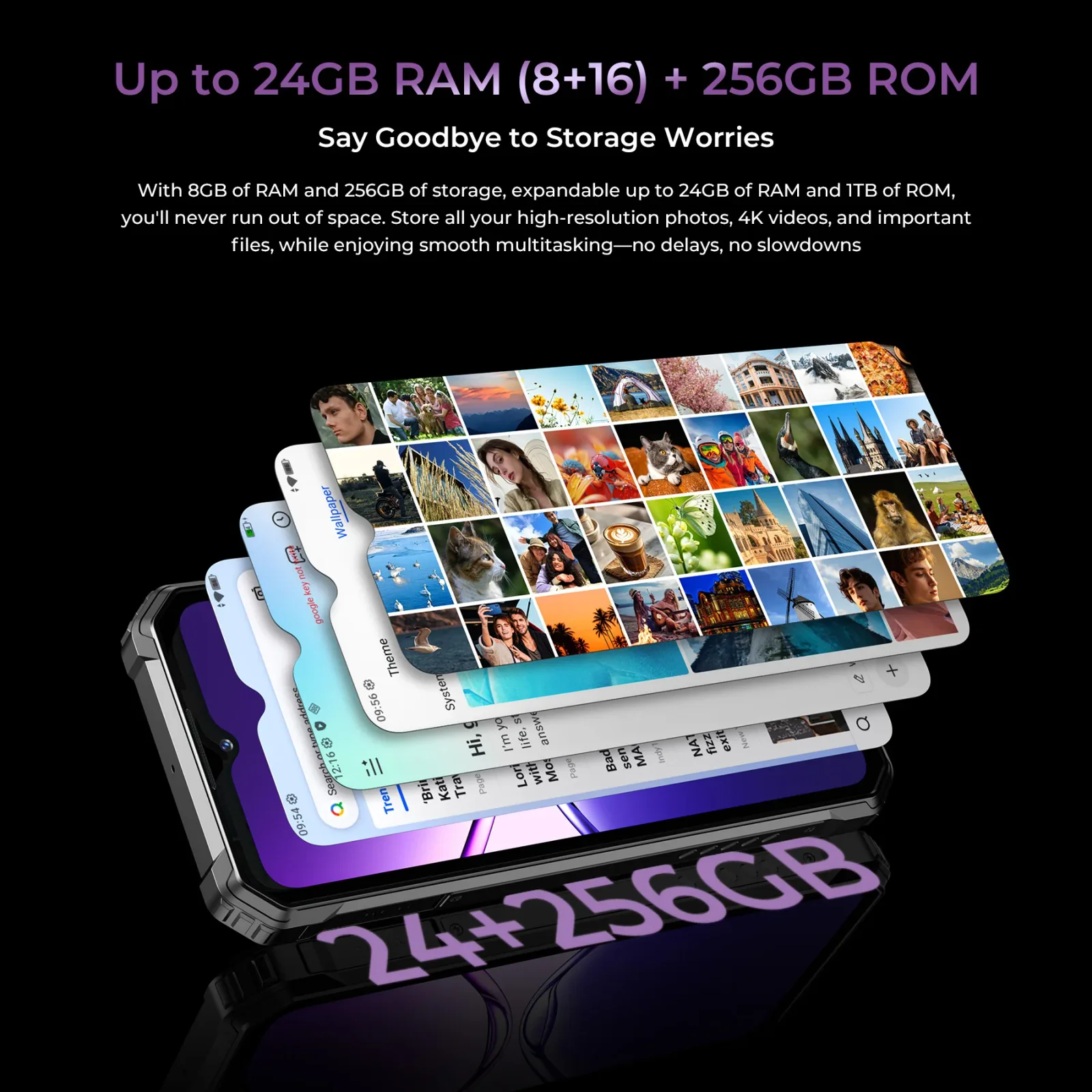 OUKITEL G7-EV 4G Rugged Phone 6.52'' HD+ Display 10,600mAh Big Battery 64MP Camera Android 16
