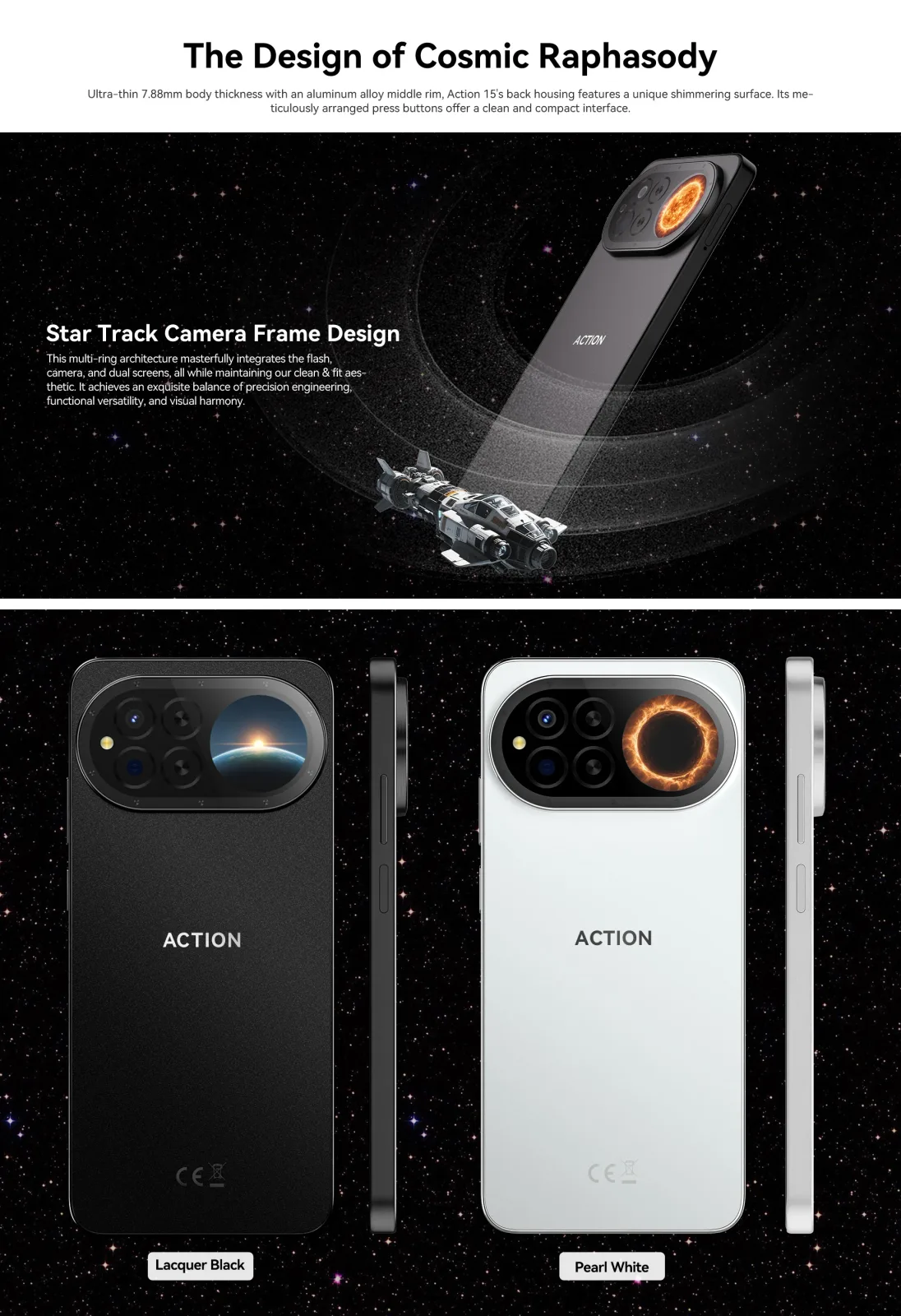 IIIF150 ACTION 15 Dual Display 256GB Top Waterproof
