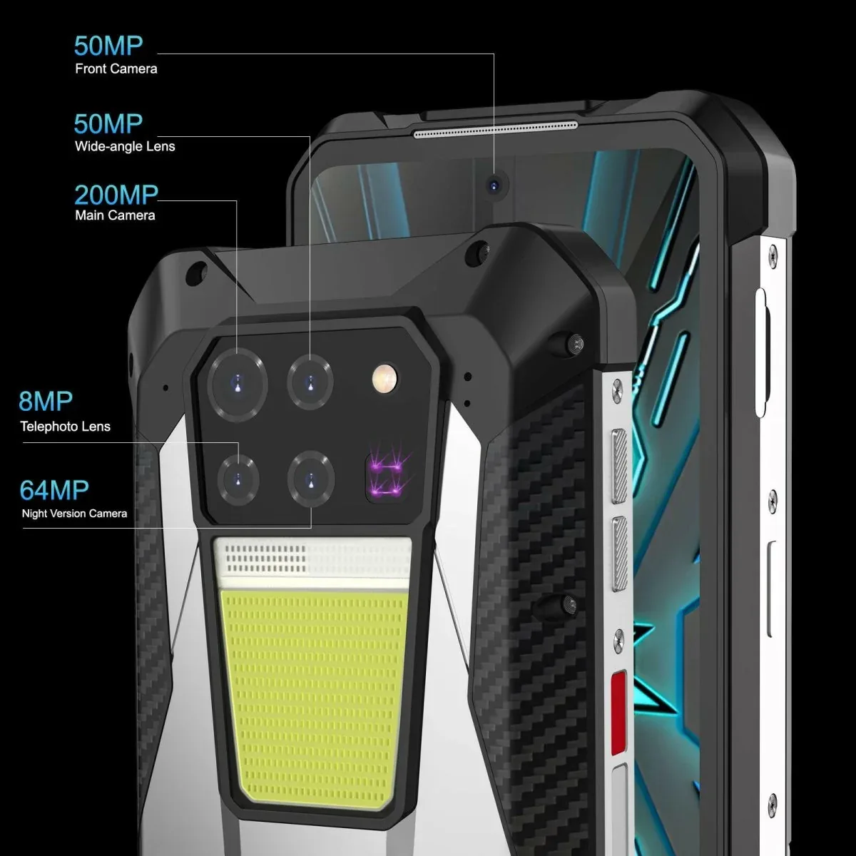 TANK 3 – 5G Rugged Smartphone, 200MP Camera & Massive 23,800mAh Battery