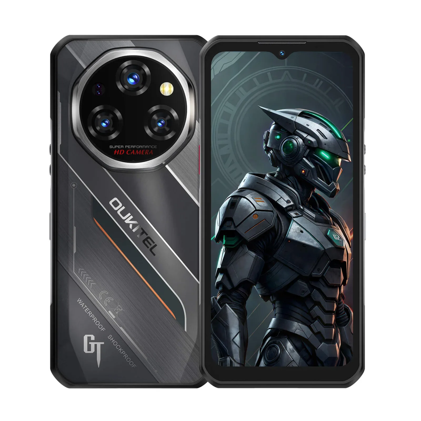 Oukitel WP62 5G Rugged Phone 6.6-inch 11000mAh Battery 108MP Android 15 with NFC(16GB+512GB)