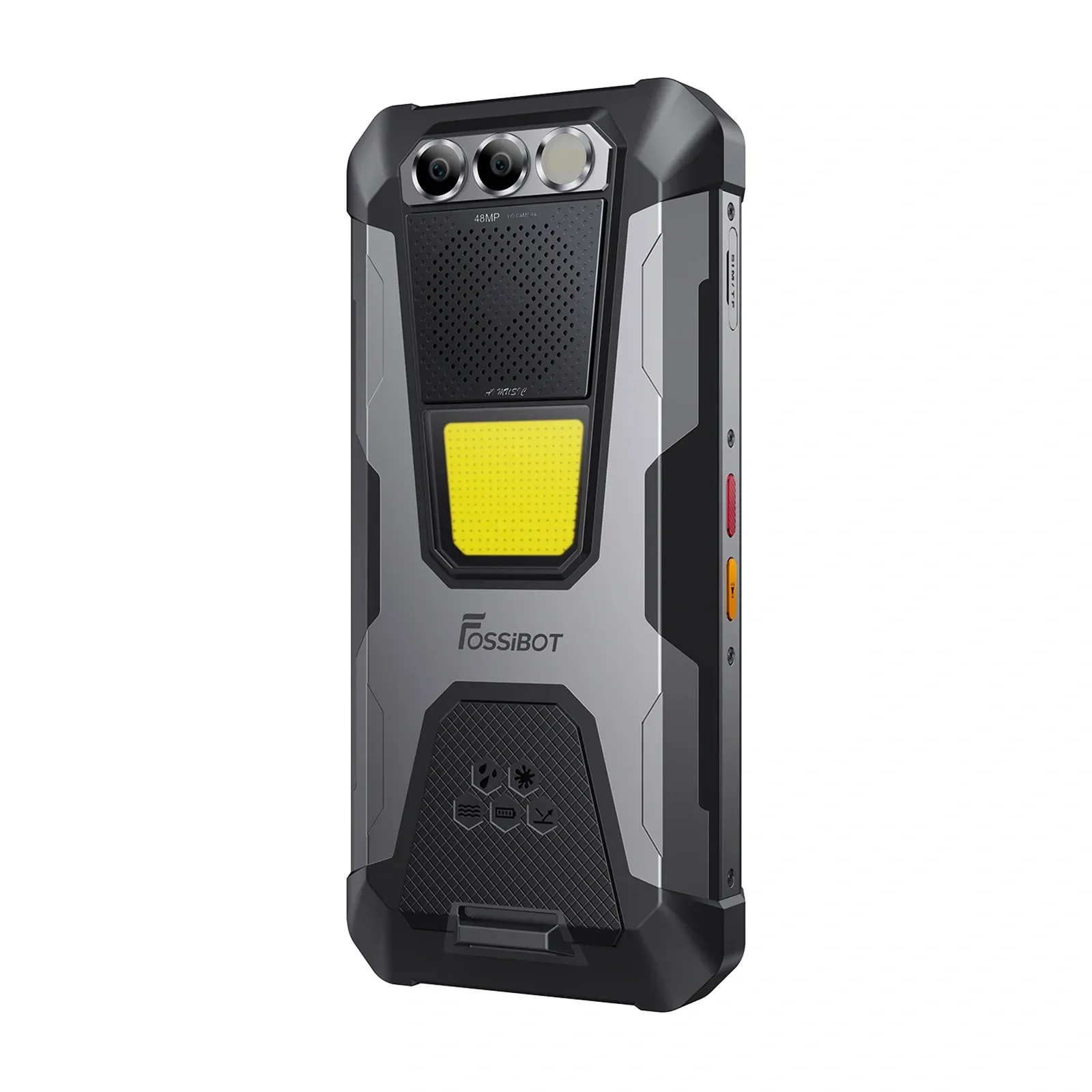 FOSSiBOT F106 Pro 15GB+256GB 103db Big Speaker 3W Camping lights 12000mAh 6.58-Inch Rugged Phone