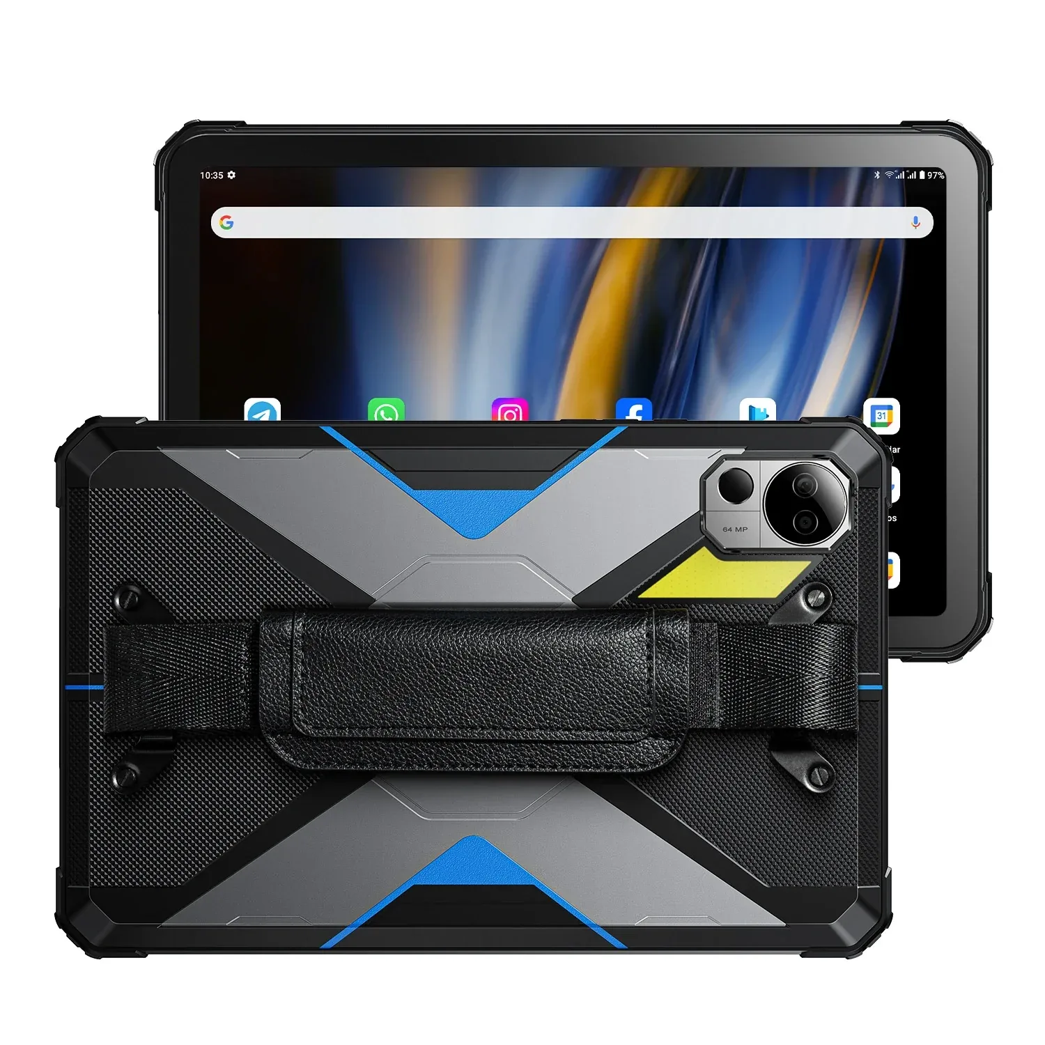FOSSiBOT DT2 20GB RAM+256GB ROM 10.4'' HD 2K Display 22000mAh 66W Fast Charging Tablet
