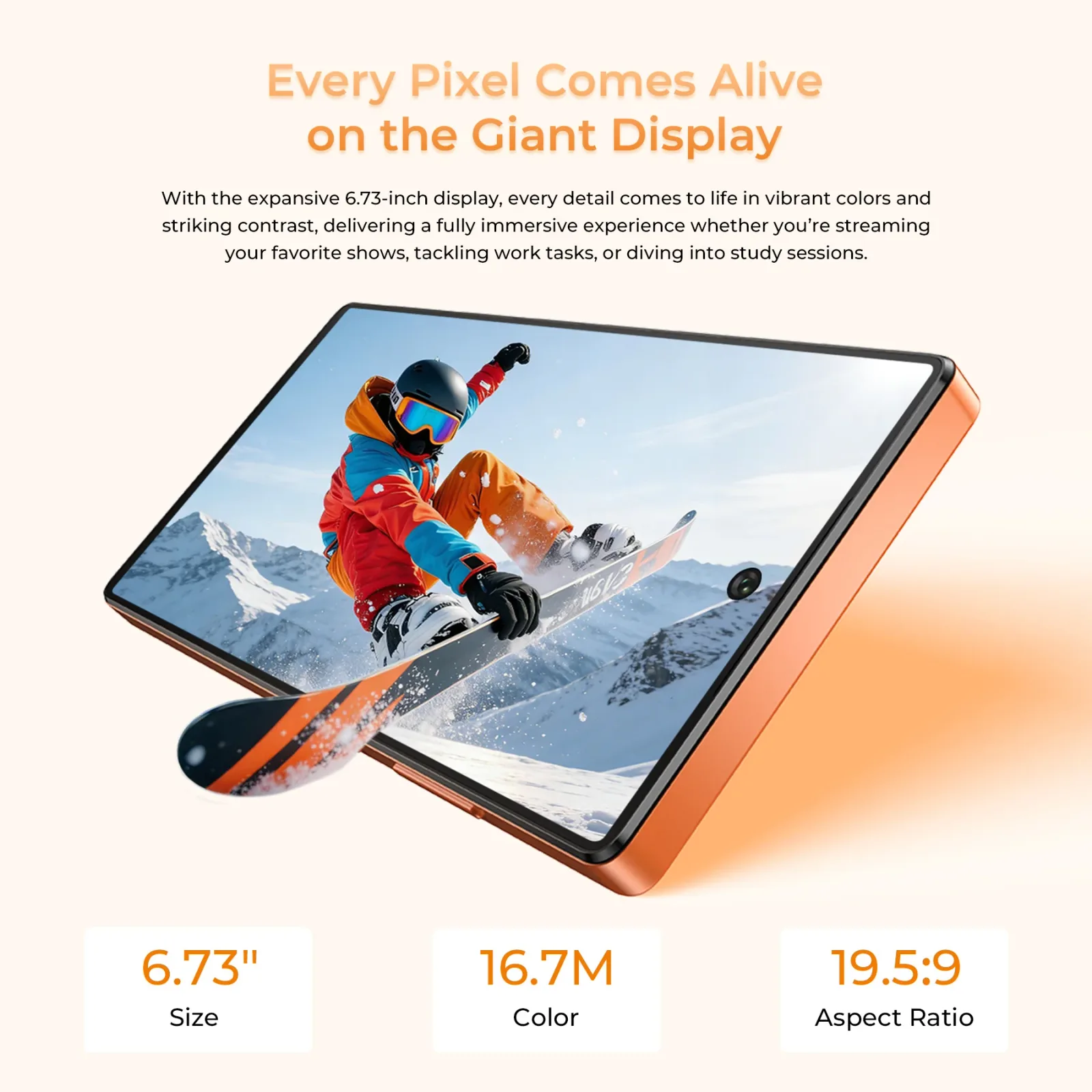 OUKITEL C66 6.73-inch 5000mAh Battery 8.7mm Ultra-thin Android 16 Smartphone(8GB+512GB)