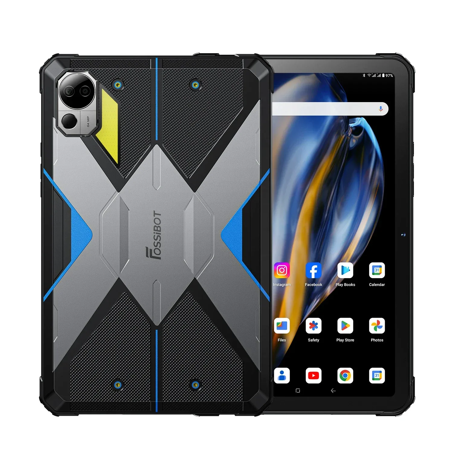 FOSSiBOT DT2 20GB RAM+256GB ROM 10.4'' HD 2K Display 22000mAh 66W Fast Charging Tablet