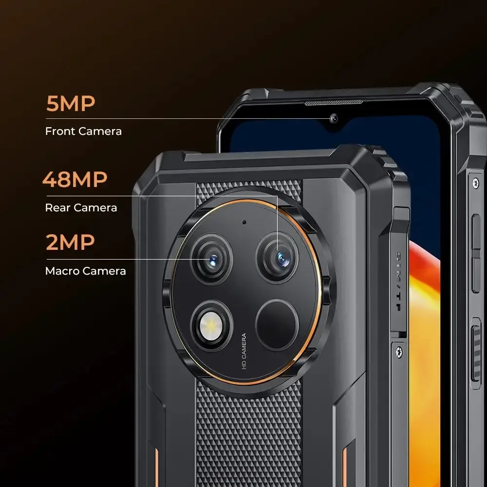Oukitel G1 Rugged Phone 6.52-inch 10600mAh Big Battery 48MP Camera (24+256GB)