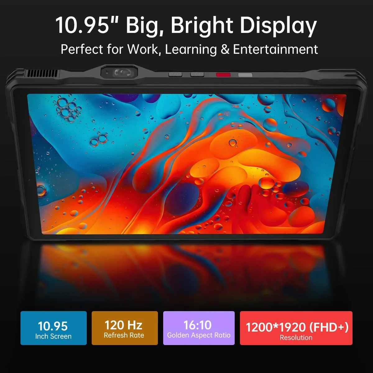 TANK Pad Ultra - World's 1st 5G Rugged Tablet with 260-lumen 1080P Projector