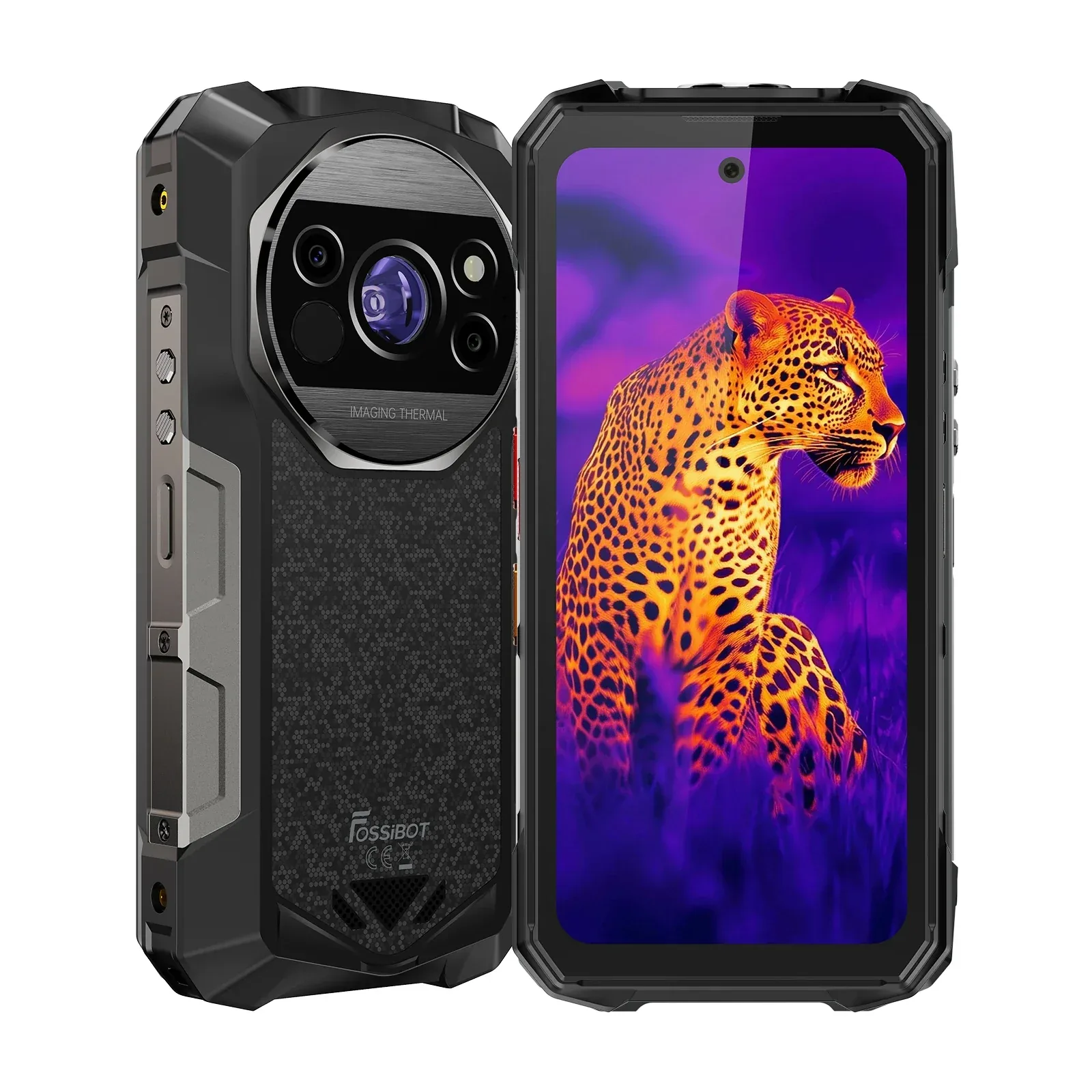 FOSSiBOT F115 Ultra 5G AI Rugged Smartphone with 64MP Night Vision and 1200m Laser Rangefinder 6.78-inch 120Hz Display Dimensity 7100 20000mAh Large Battery