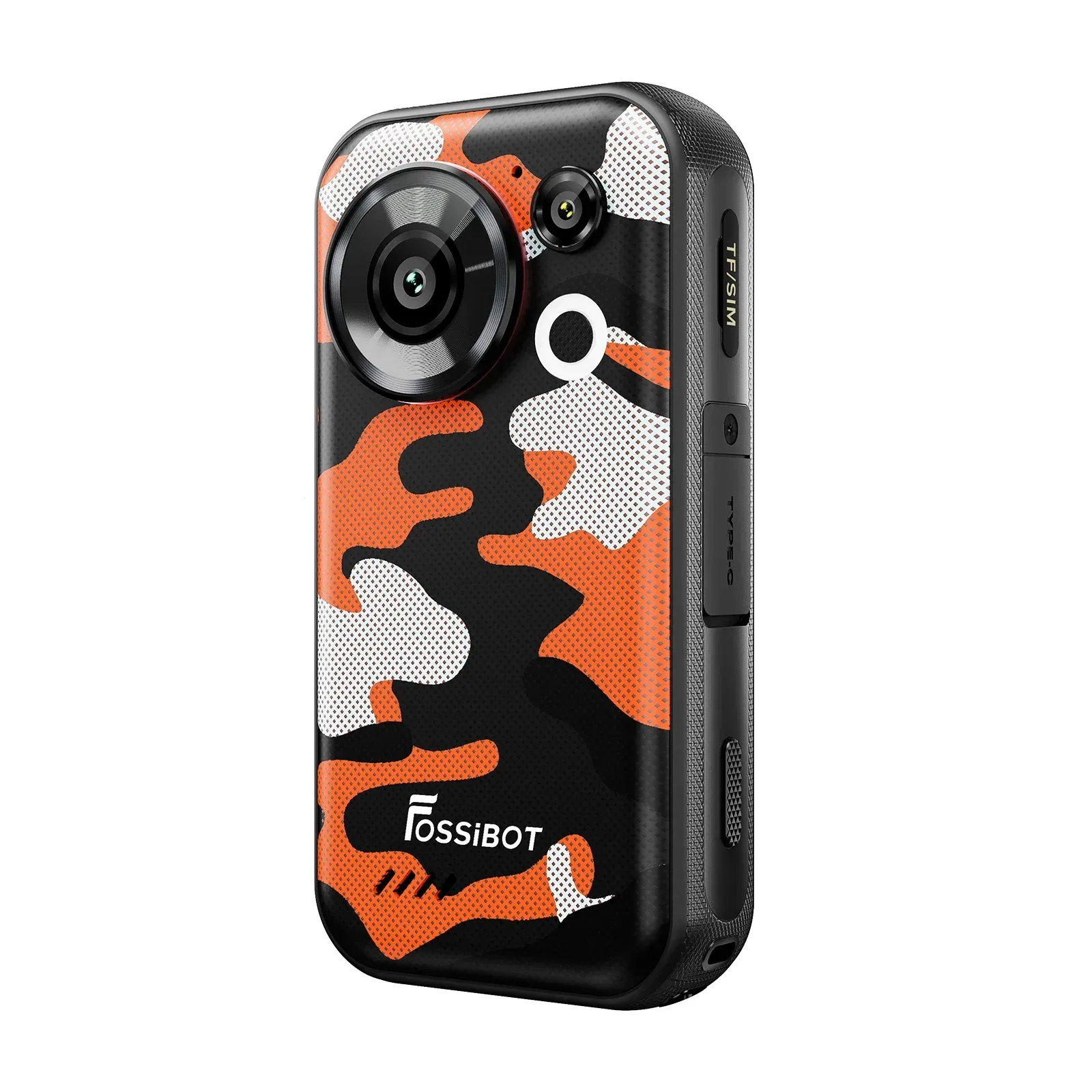 FOSSiBOT F116 Pro 12GB RAM + 256GB ROM, Dimensity 7300 5G Processor, 48MP OIS Action Camera, 50MP Main Camera, 4.0" 120Hz Display, 3700mAh Battery, Built-in 1/4" Mount Rugged Smartphone