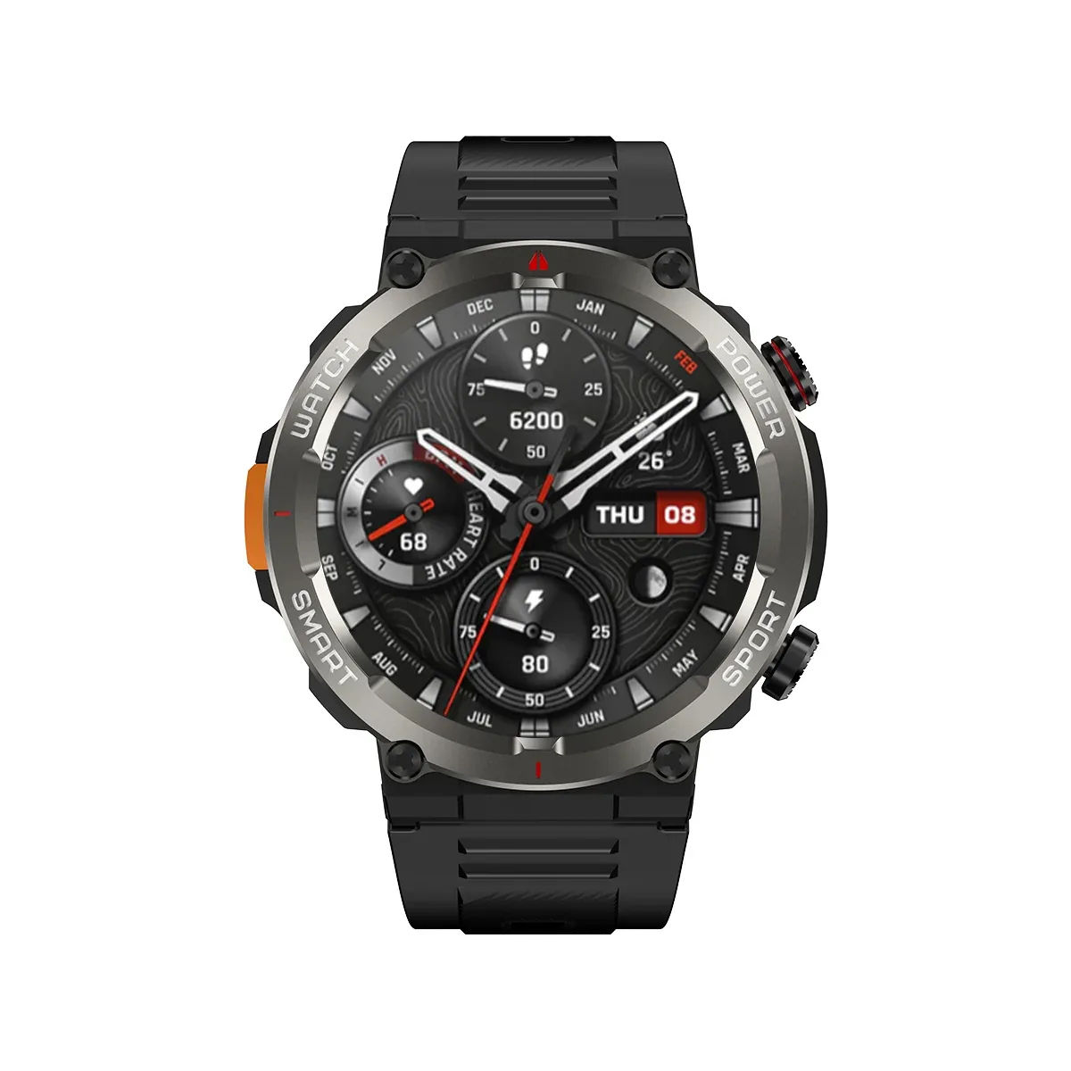 Blackview W50 Pro 1.45" IP68 Waterproof LED Flashlight Rugged Smart Watch