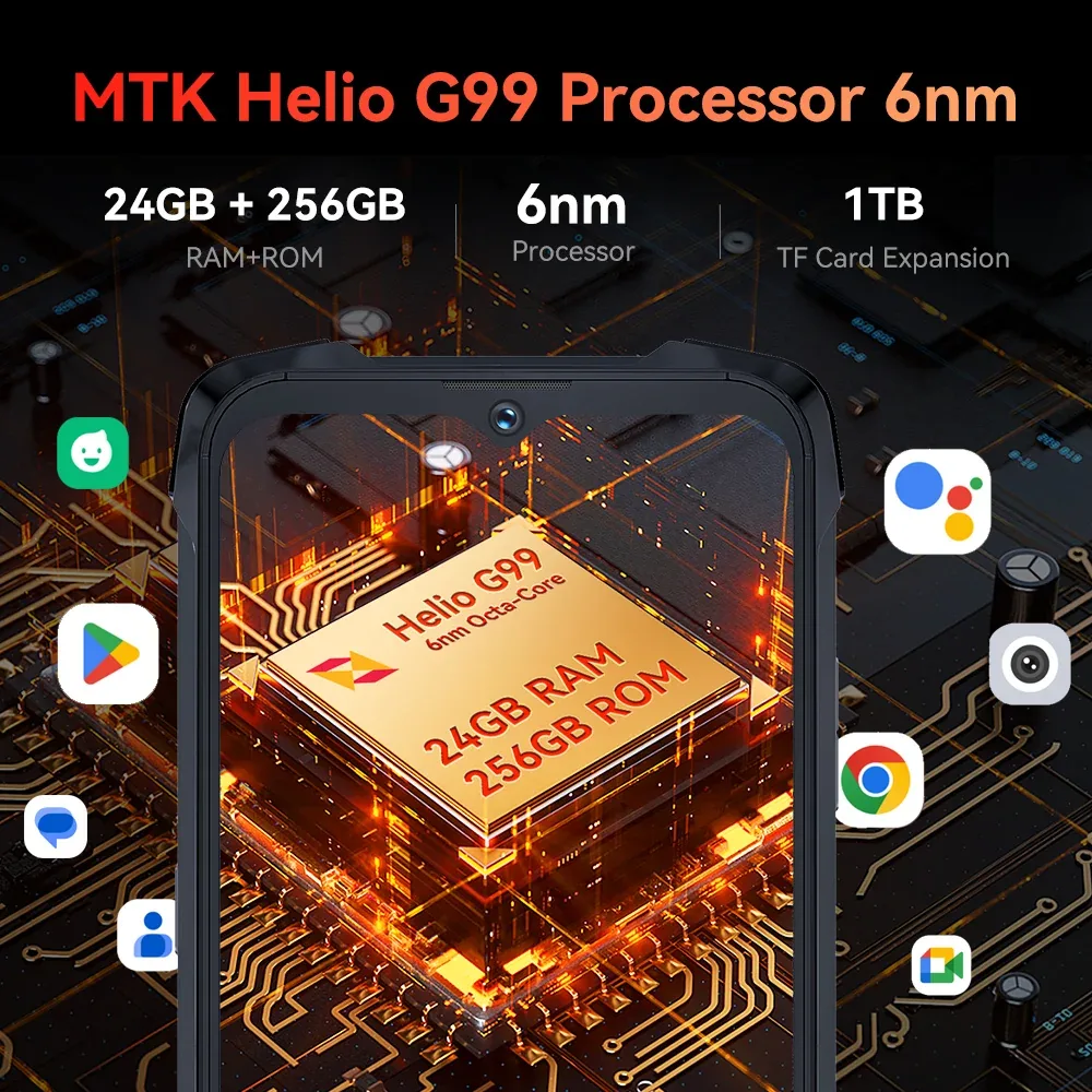 Cubot KingKong9 Android14 24GB RAM+256/512GB ROM 10600mAh Rugged Phone