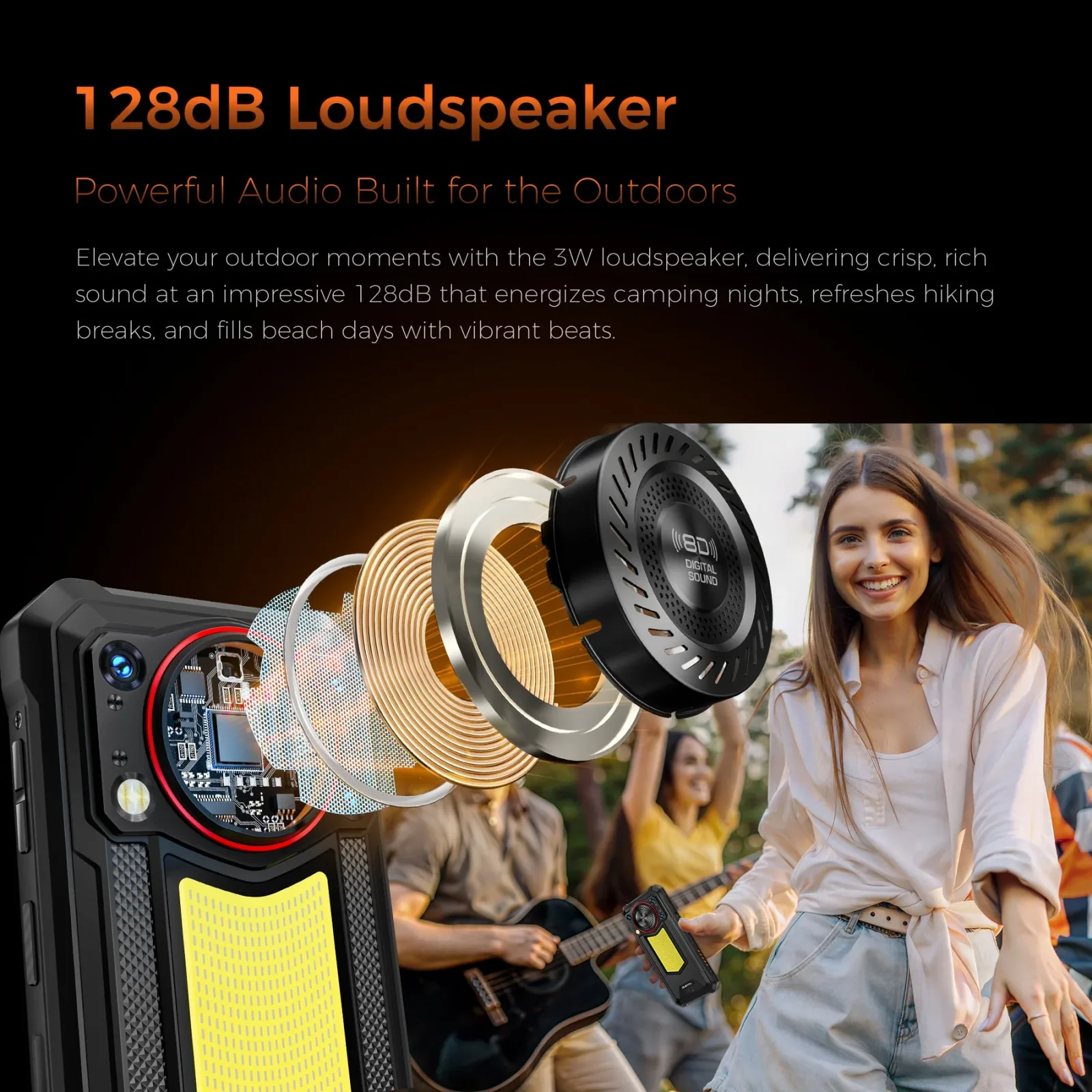 Oukitel WP53 Pro 4G Rugged Phone 6.52'' FHD+ Display 11000mAh Big Battery 50MP Camera Android 15(8GB+512GB NFC)