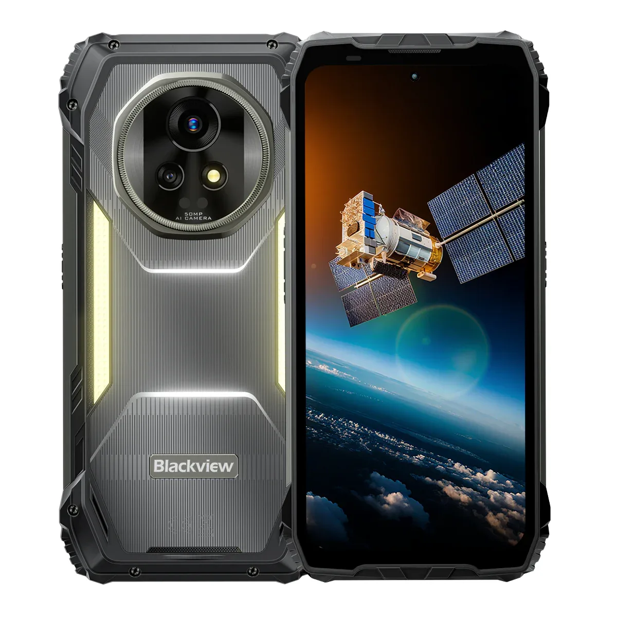 Blackview XPLORE 2 Satellite Rugged 5G AI Phone with 6.73" 3.2K AMOLED Display 12+256GB/16+1TB 20000mAh & Built-in Camping Light