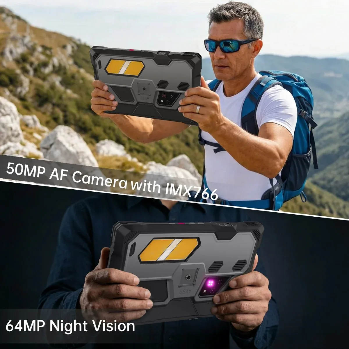 TANK Pad Ultra - World's 1st 5G Rugged Tablet with 260-lumen 1080P Projector