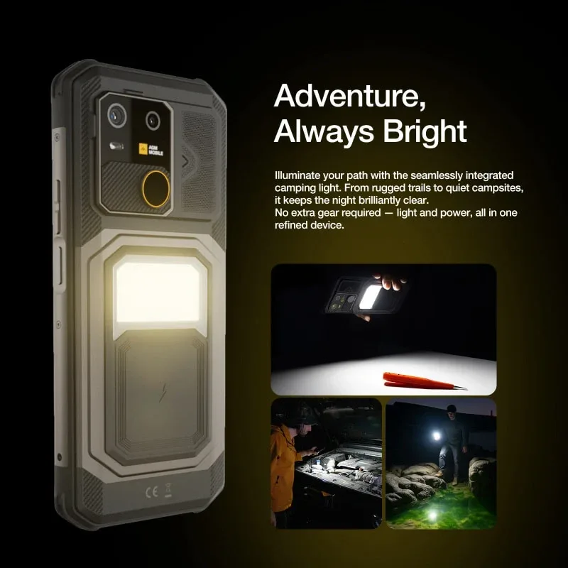 AGM G3 | Rugged Smartphone | 12GB+512GB | 10000mAh Battery | 5W Speaker 116dB  | 50MP Front Camera | 120Hz Display | IP68 IP69K | Wireless Charging