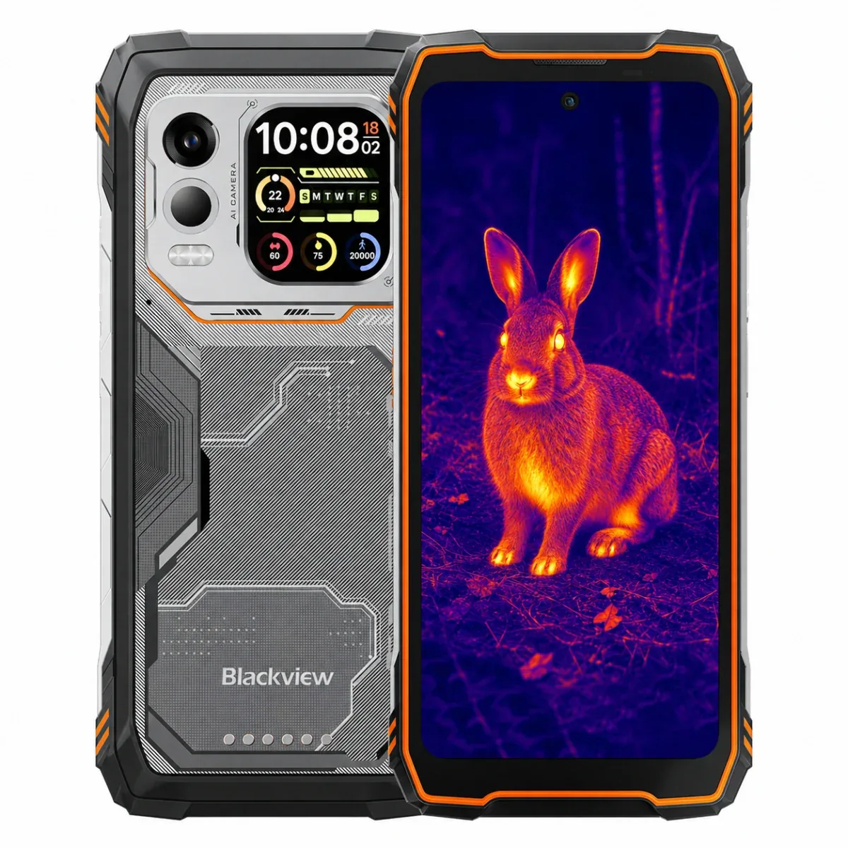 Blackview XPLORE 1 Pro Thermal Imaging Rugged 5G Phone with 6.78" 120Hz Main & 2.01" Secondary Display 20000mAh & 170LM Flashlight