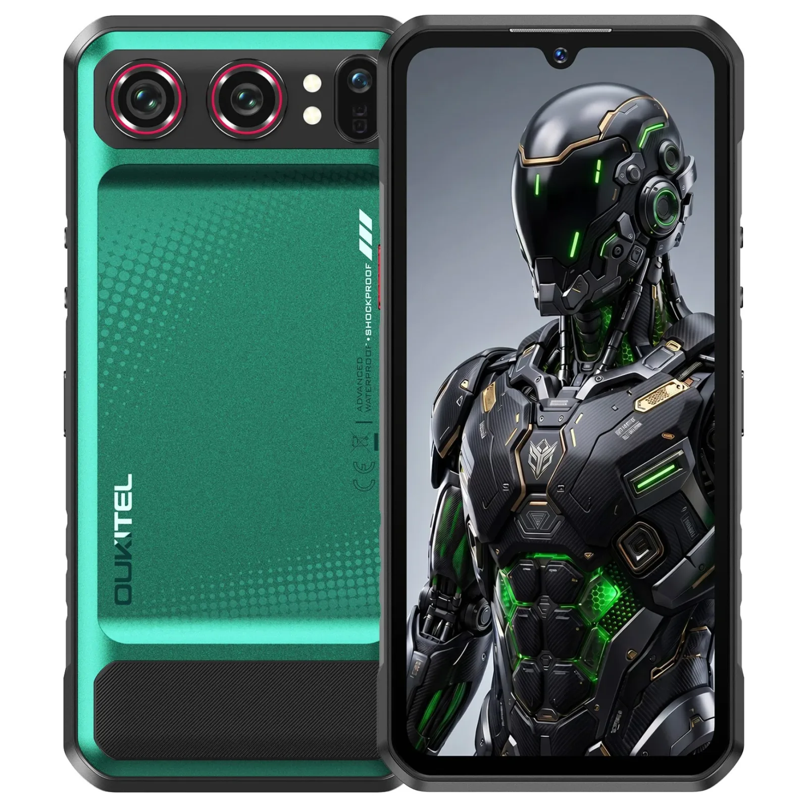 OUKITEL WP68 Air 5G Rugged Phone 6.88'' HD+ Display 8000mAh Battery 64MP Camera Android 16 (12GB+512GB NFC)