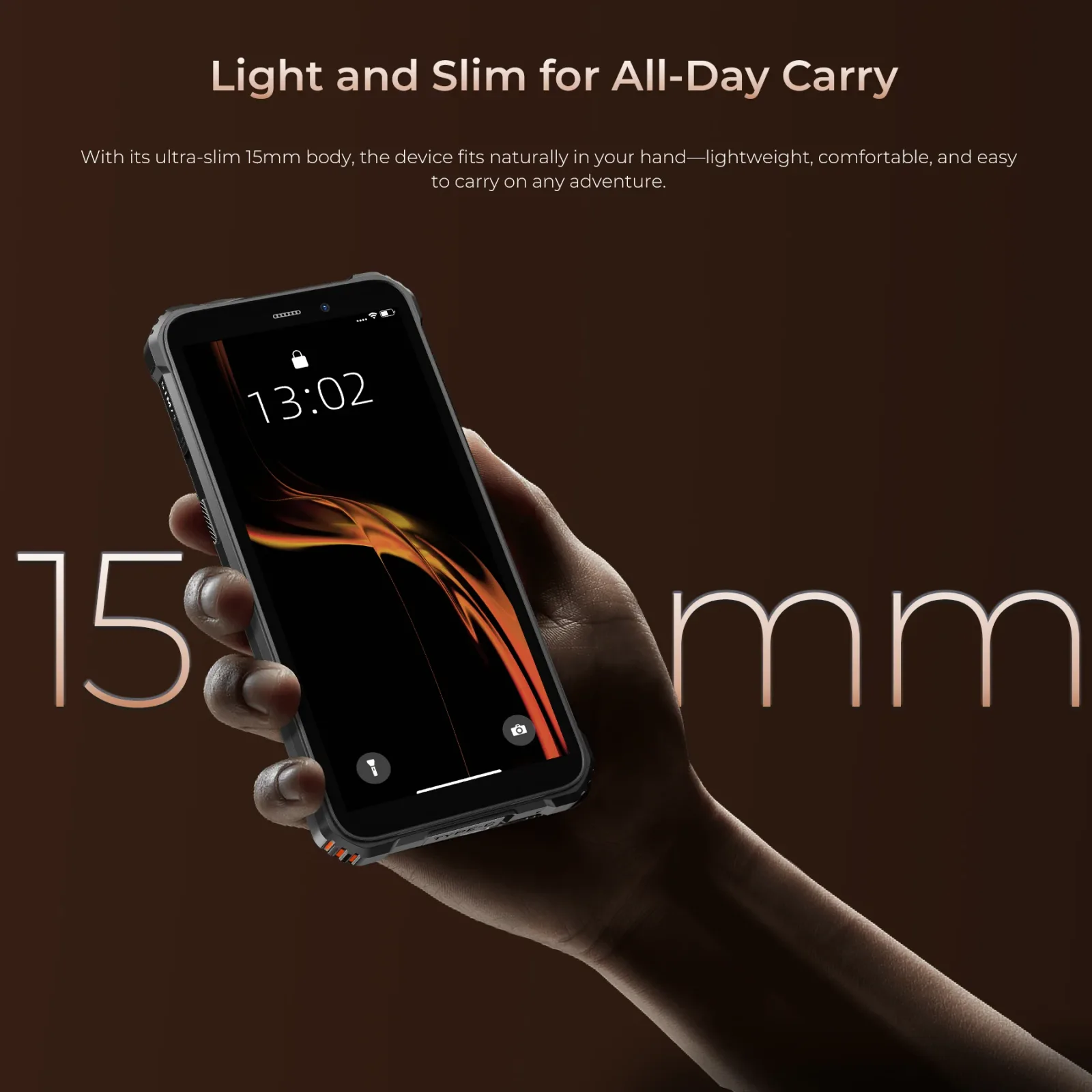 OUKITEL G3-EV Rugged Phone 6'' HD+ Display 6300mAh Big Battery 13MP Camera Android 14(4GB+128GB)