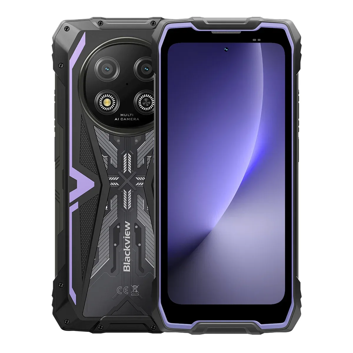 Blackview ROCK 2 6.67-inch 120Hz Display UNISOC T8100 5G 6nm Octa-core 15000mAh 16MP+13MP AI Camera Rugged 5G Phone