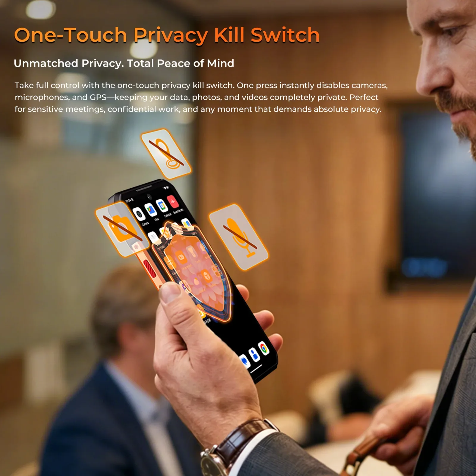 OUKITEL WP500 5G Rugged Phone 6.78'' FHD+ Display 10,000mAh Big Battery 108MP Camera Android 16(12GB+1TB)