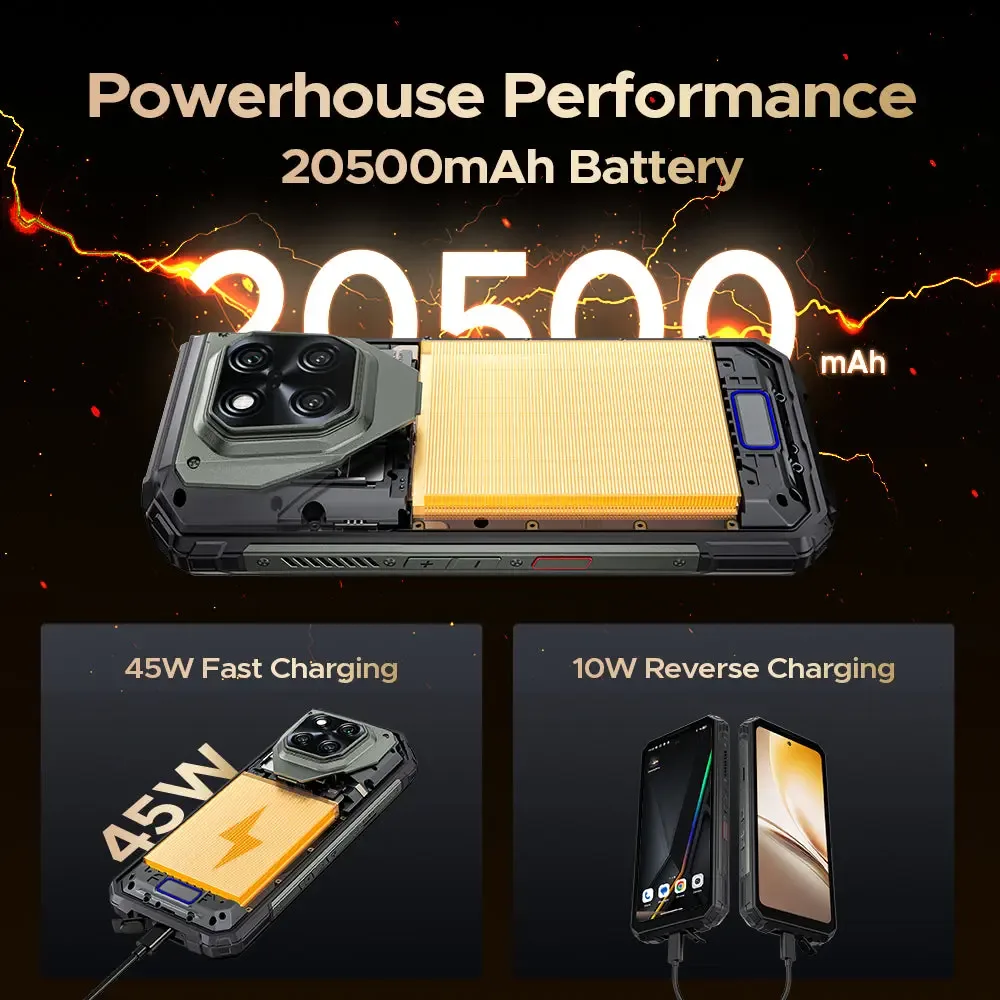 DOOGEE V Max LR Laser Measure Rugged Phone