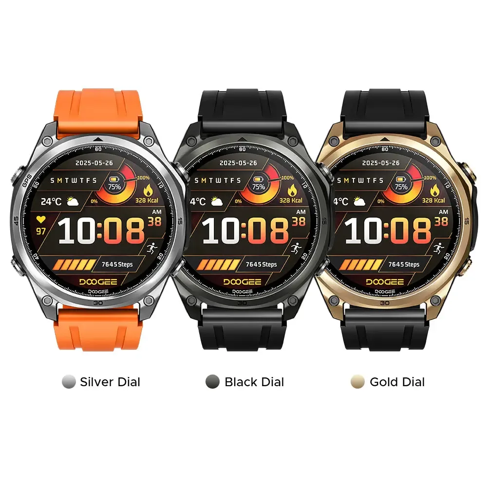 DOOGEE Anywise W1 AI Rugged Smart Watch