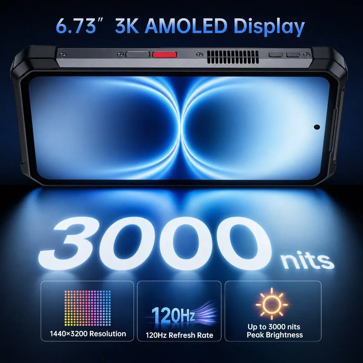 TANK 5 Pro Rugged Smartphone – World’s First 95° Ultra-Wide Thermal Imaging, 2K Projector, 9400e Chip, 3K Display & eSIM 【pre-order】
