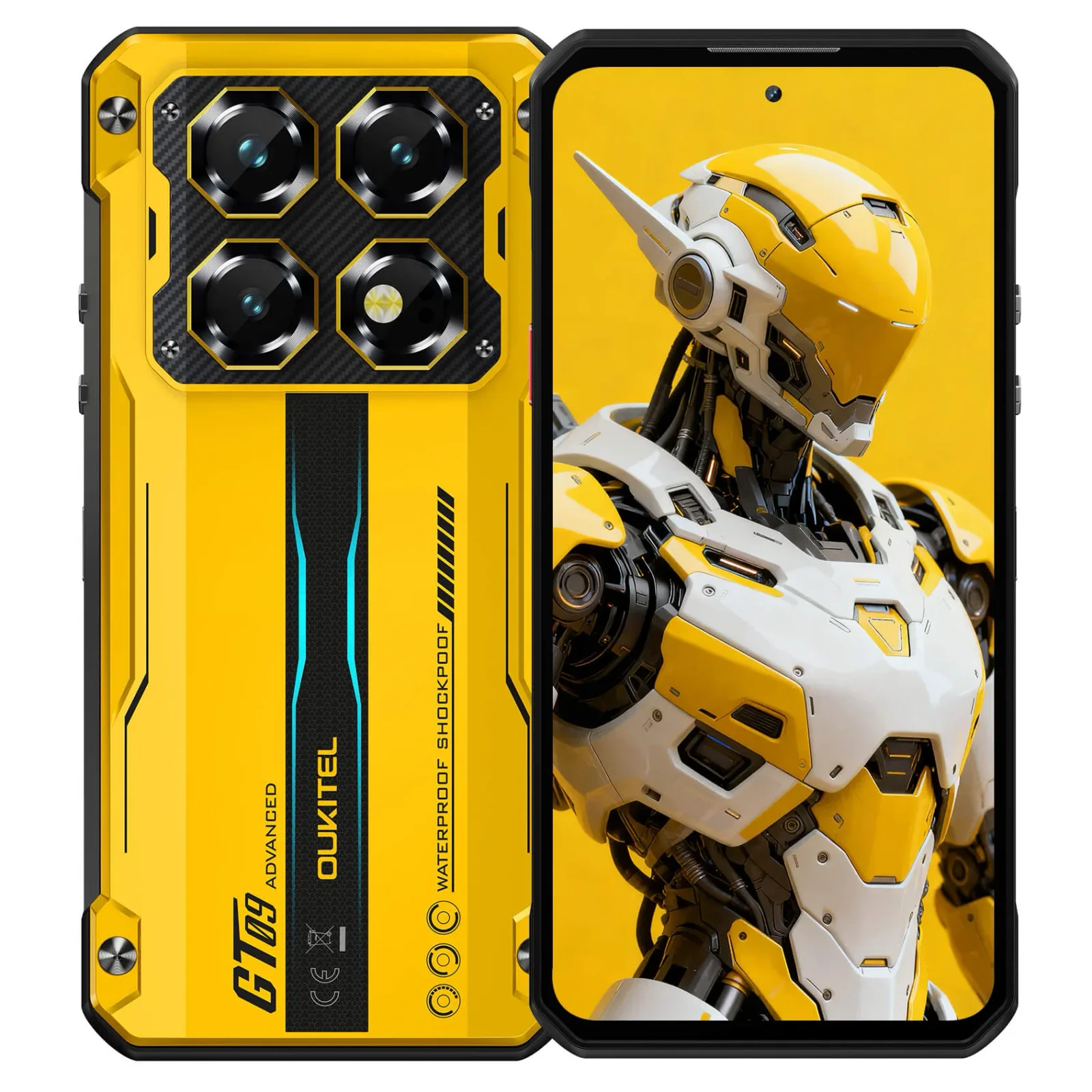 Oukitel WP60 5G Rugged Phone 7.2'' HD+ Display 10,000mAh Big Battery 108MP Camera Android 15(16GB+512GB NFC)
