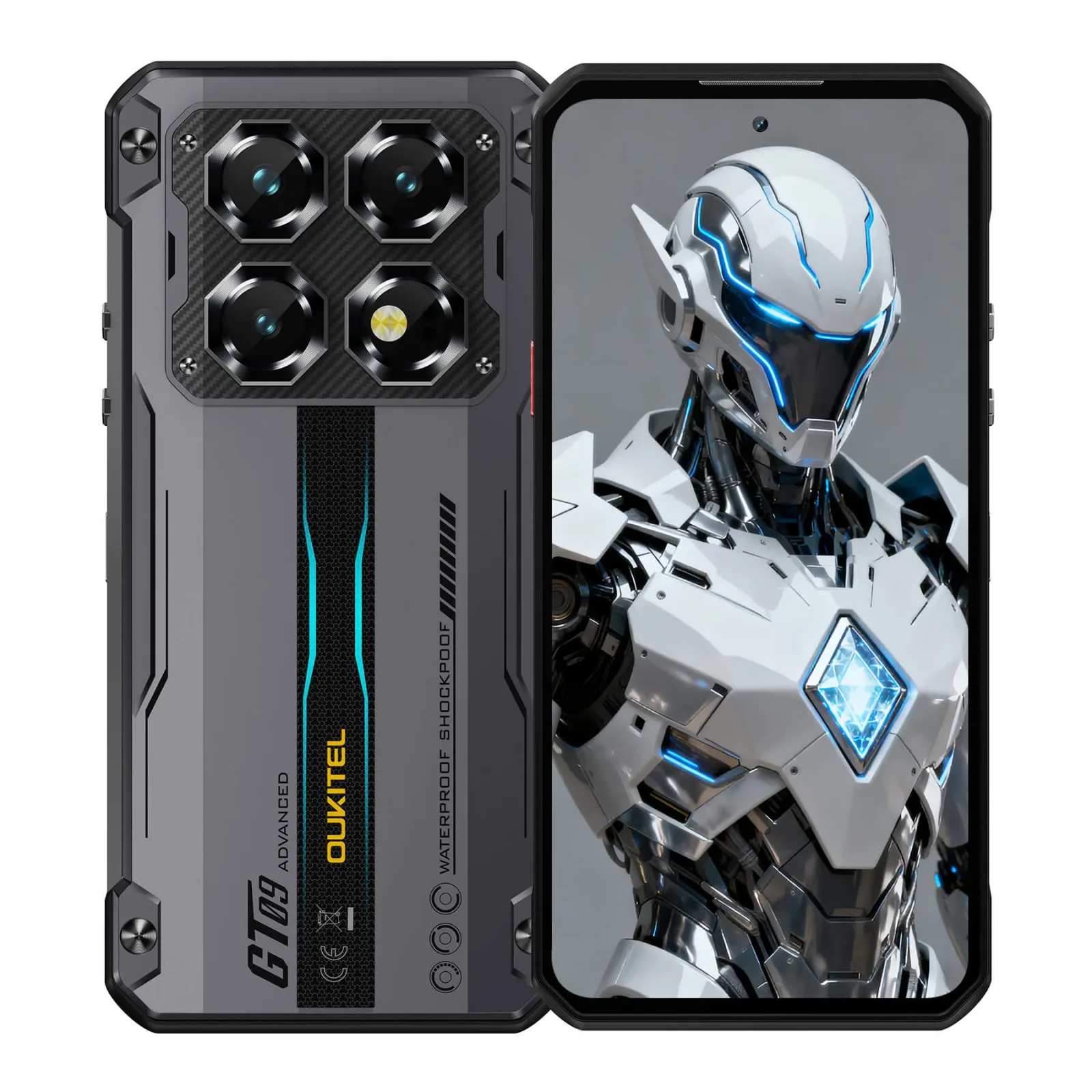 Oukitel WP60 5G Rugged Phone 7.2'' HD+ Display 10,000mAh Big Battery 108MP Camera Android 15(16GB+512GB NFC)