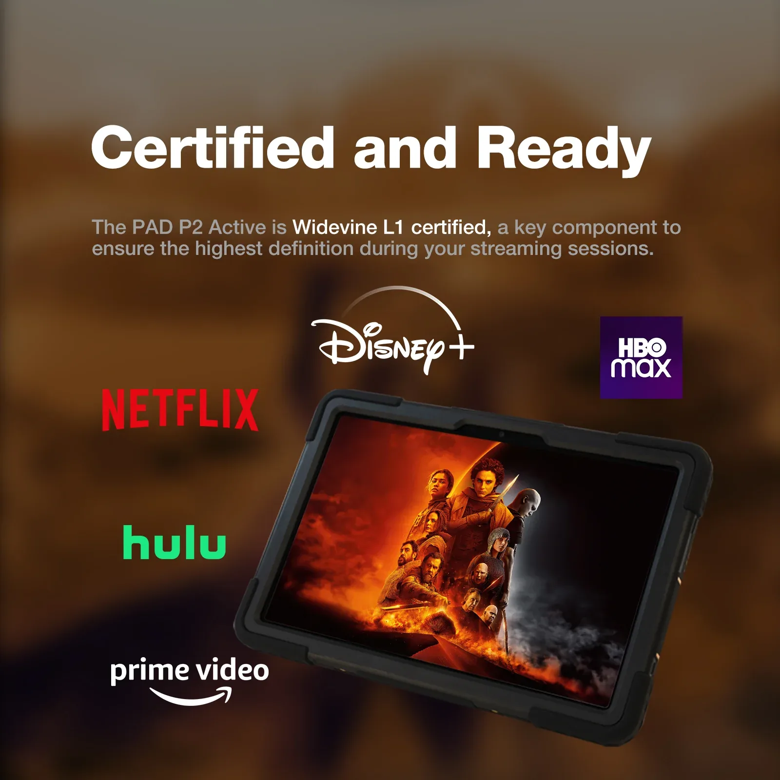 AGM PAD P2 Active | 4G LTE | Rugged | Removable Case | Widevine L1 | Helio G99 | Android 14