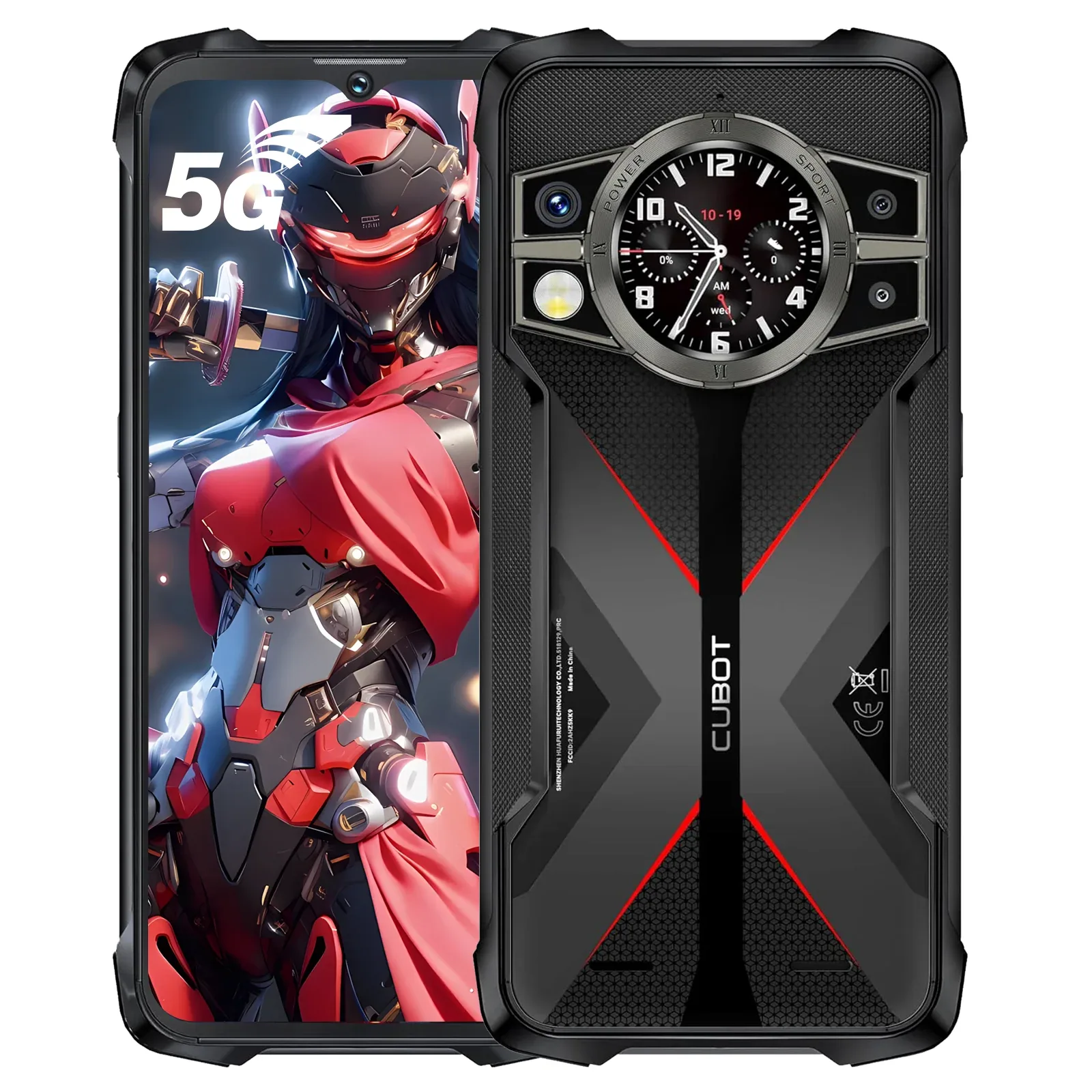 Cubot KingKong9 Android14 24GB RAM+256/512GB ROM 10600mAh Rugged Phone