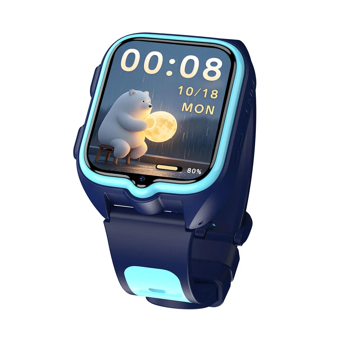 Blackview Z30 1.75-inch LED Flashlight GPS + LBS + WIFI AI Positioning 4G Video Calling Kids Phone Watch
