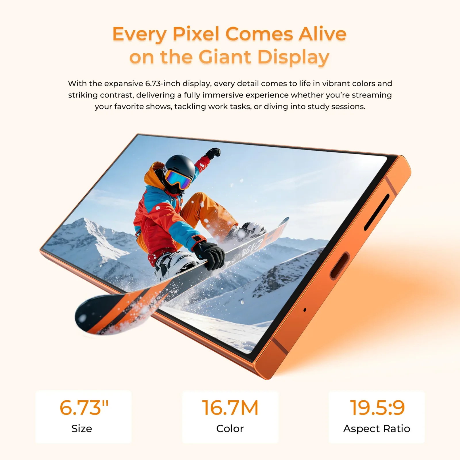 OUKITEL C67-EV 8.7mm Ultra-Slim Smartphone with 6.73" Display & 5000mAh Battery
