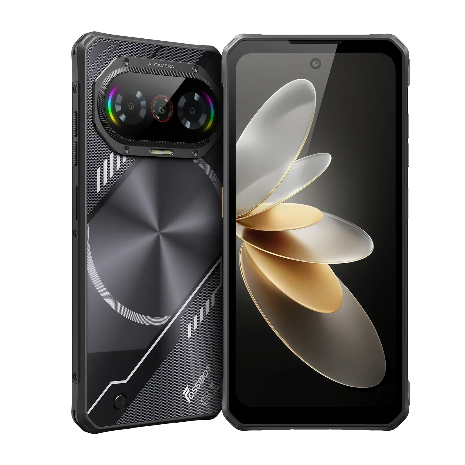 FOSSiBOT F114 Rugged Smartphone, 6.67-inch, 4GB +128GB, Android 15, 50MP Camera, 5000mAh Battery, IP68/IP69K, NFC/Face ID/GPS