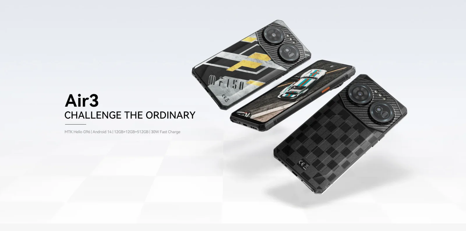 IIIF150 Air3 12GB 512GB Ultra Thin Rugged Phone
