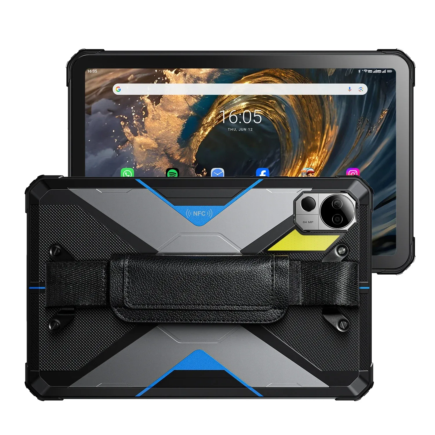 FOSSiBOT DT3 5G 10.4-inch 32+256GB MediaTek Dimensity 7300 4nm Octa-core 21560mAh 64MP Camera 66W Fast Charging Android 15 Rugged Tablet