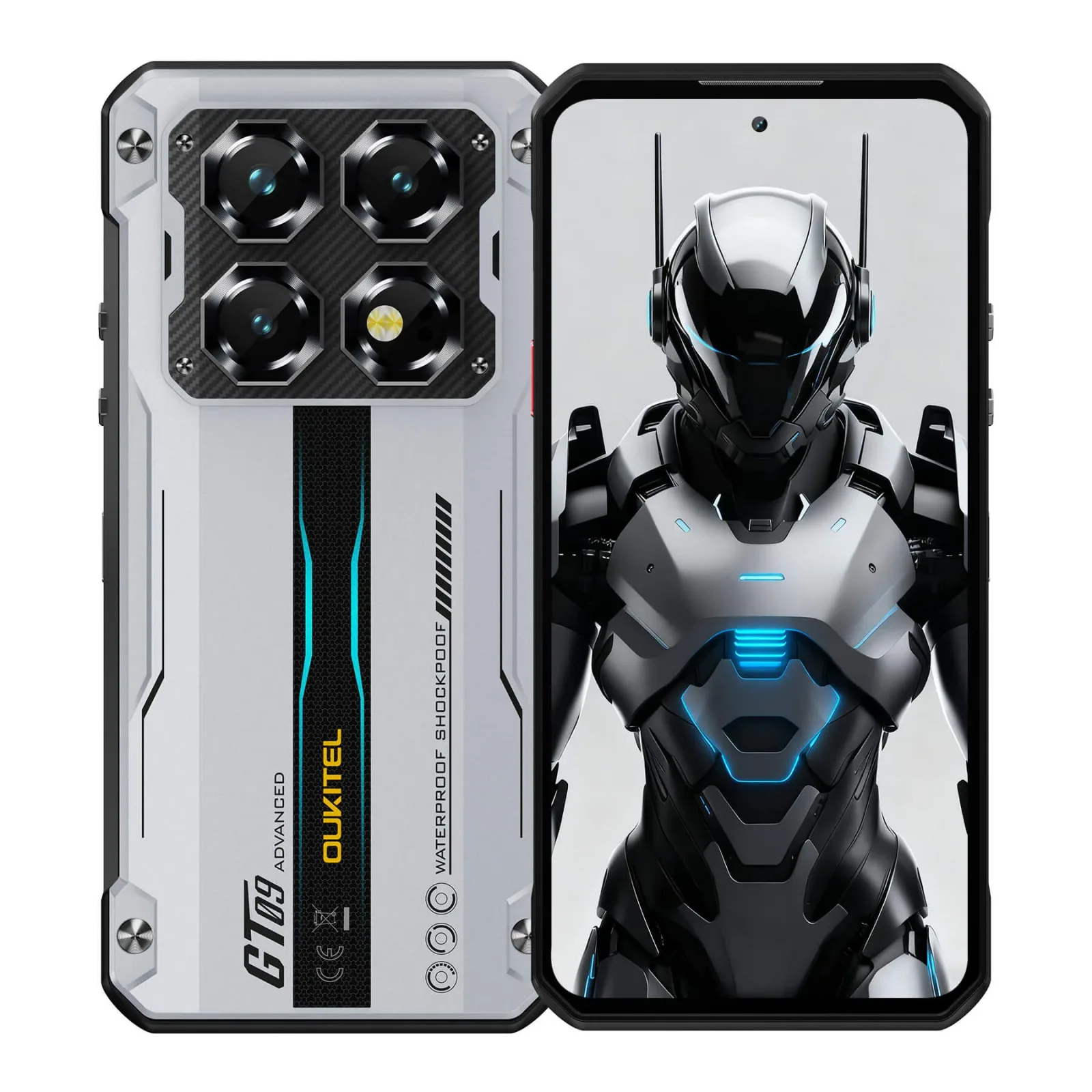 Oukitel WP60 5G Rugged Phone 7.2'' HD+ Display 10,000mAh Big Battery 108MP Camera Android 15(16GB+512GB NFC)