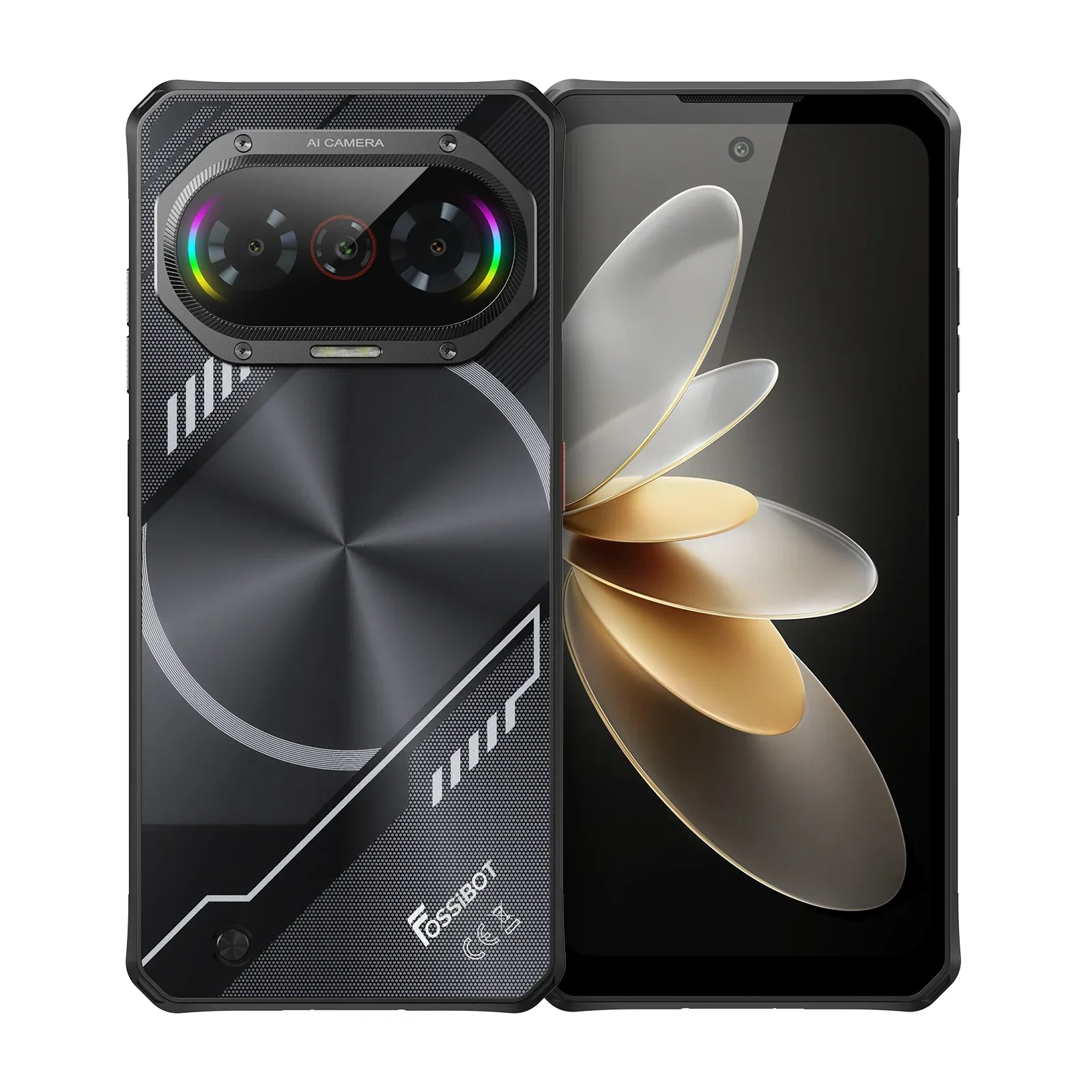 FOSSiBOT F114 Rugged Smartphone, 6.67-inch, 4GB +128GB, Android 15, 50MP Camera, 5000mAh Battery, IP68/IP69K, NFC/Face ID/GPS