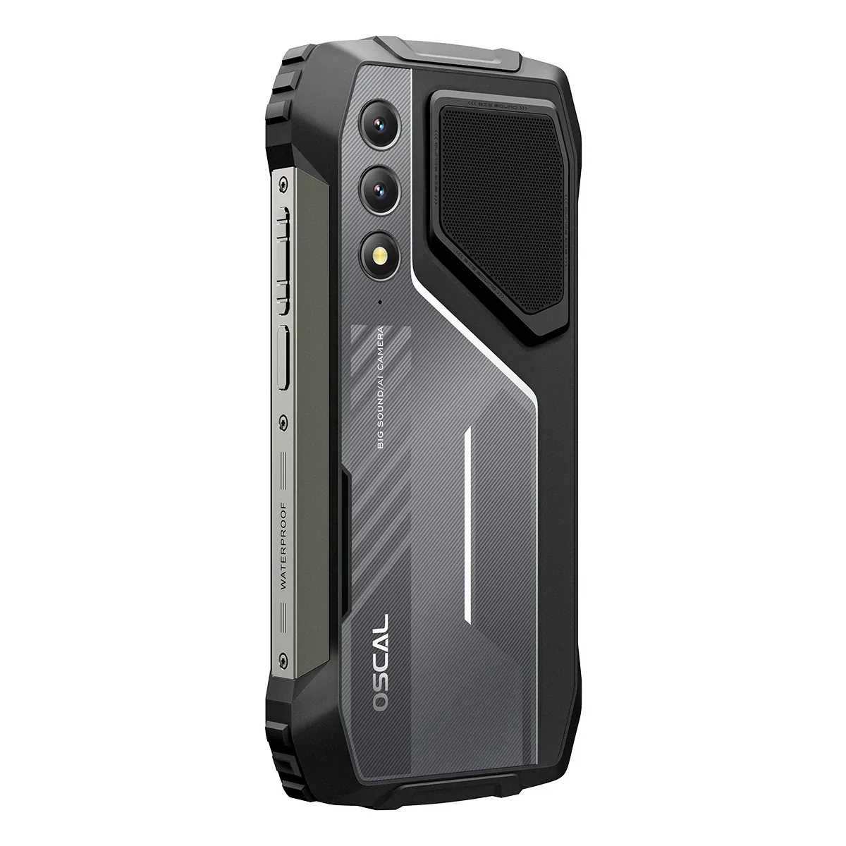 Oscal Pilot 1 6.67-Inch Stereo Loud Speaker & Dual-LED Flashlight 6+256GB MediaTek Helio G81 Octa-core Rugged 4G Phone