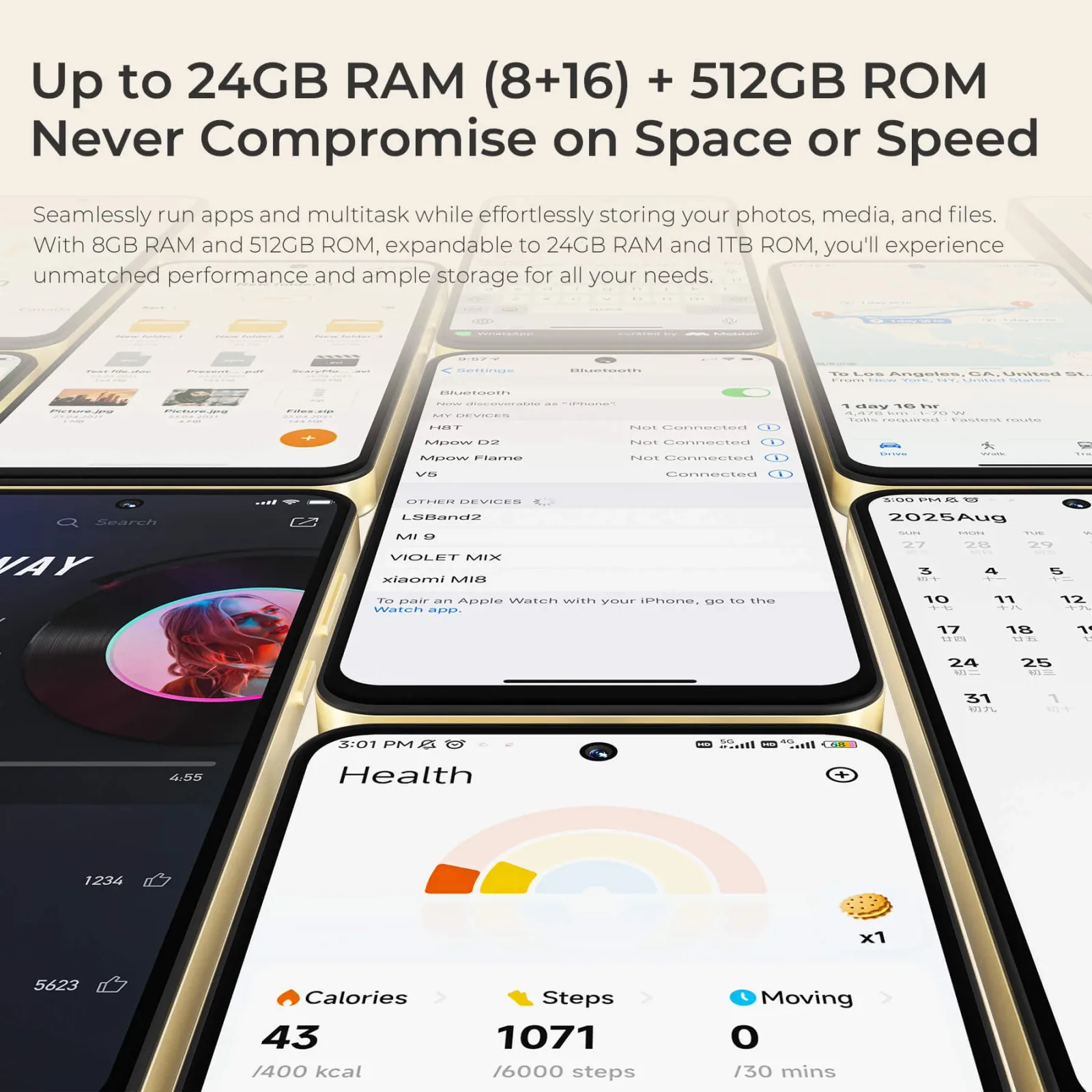 Oukitel C69 7.2-inch 6000mAh Battery 9.5mm Ultra-thin Body Smartphone(8GB+512GB)