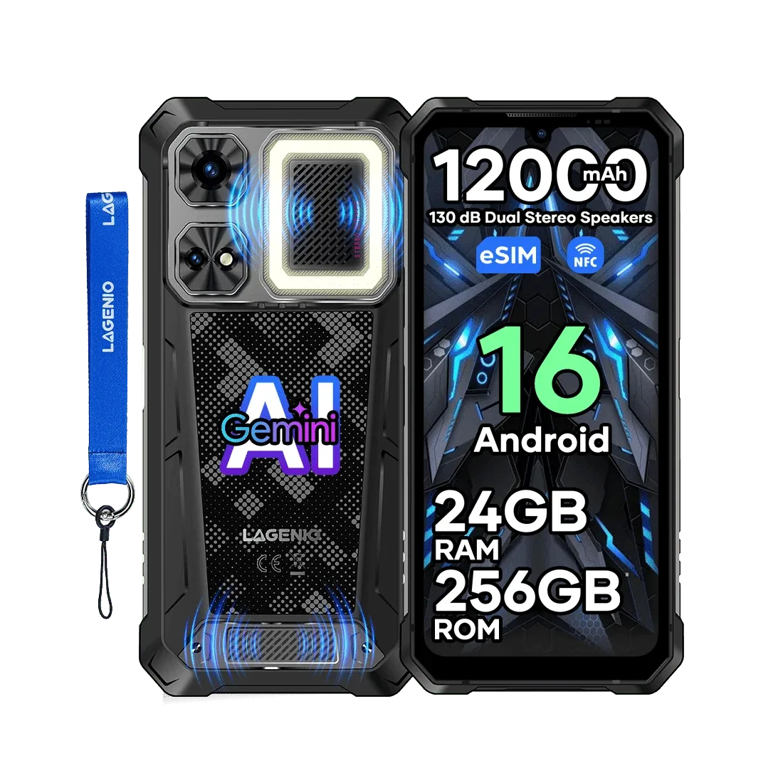 LAGENIO Rhino 1 Pro Rugged Smartphone