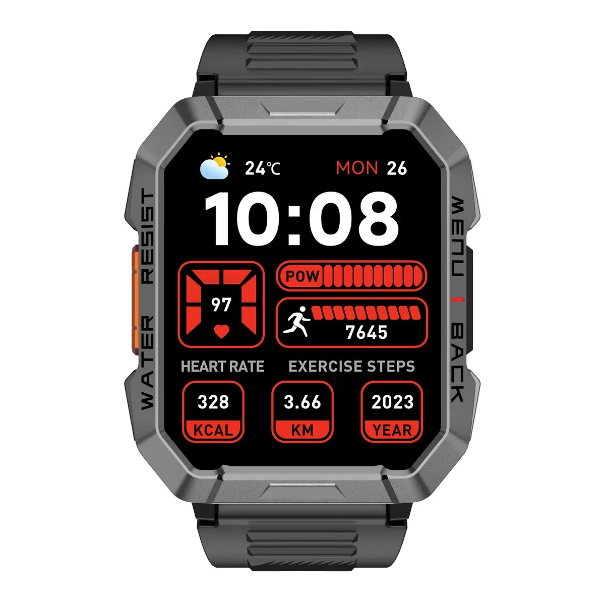 Blackview W60 2.01-inch 900mAh LED Flashlight Campass Outdoor Smart Watch