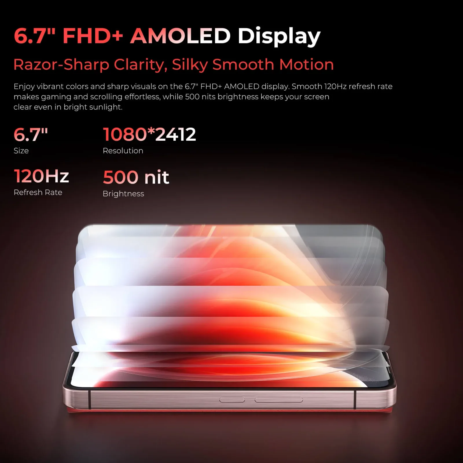 Oukitel WP210 5G Rugged Phone 6.7'' FHD+ Display 8800mAh Big Battery 108MP Camera Android 15(12GB+512GB NFC)