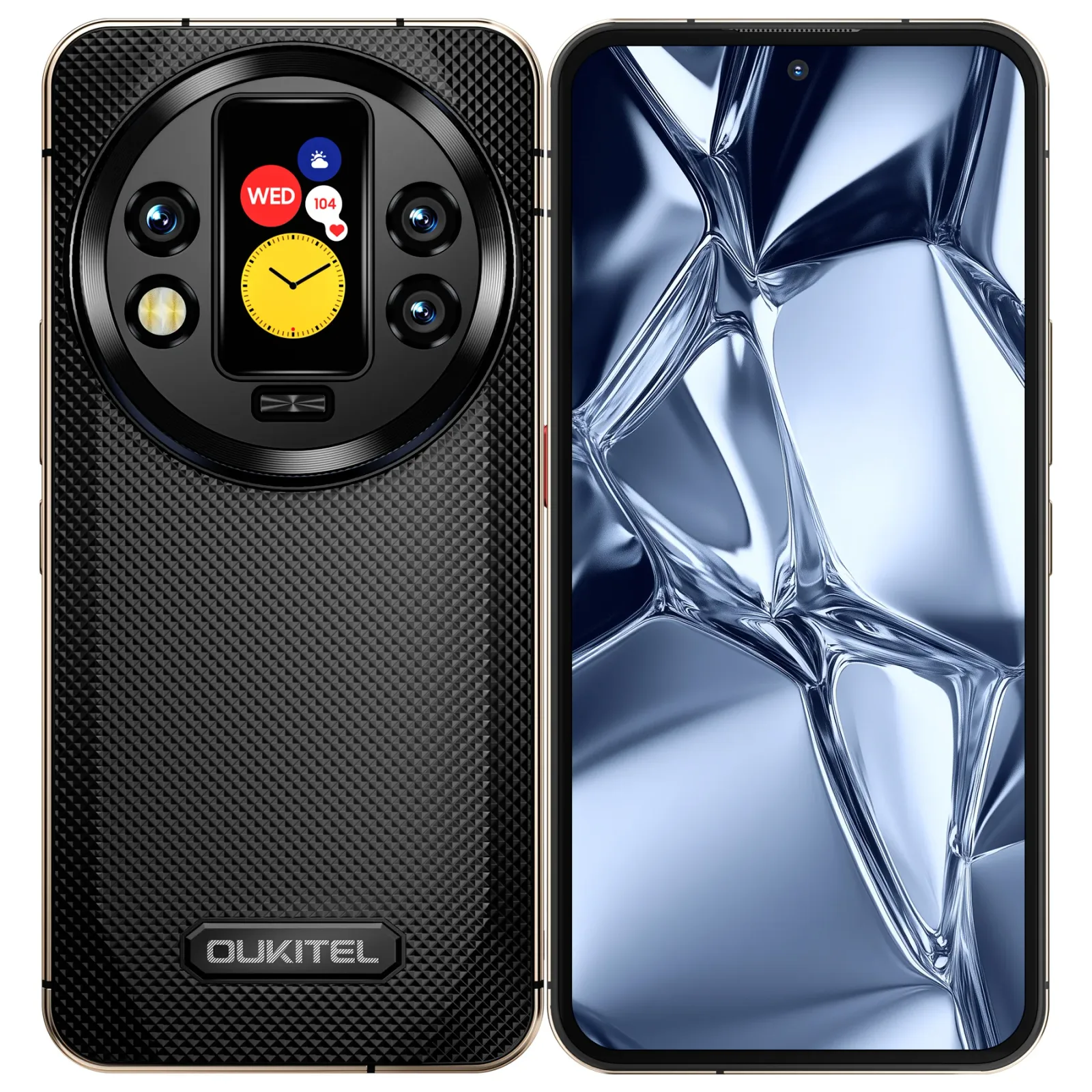 Oukitel WP200 Pro - World's First Modular Rugged Phone with a Detachable Earphone/SmartWatch, AI-enabled, 5G, 6.7'' AMOLED Display, 8800 mAh, Android 15 (24GB+ITB NFC)