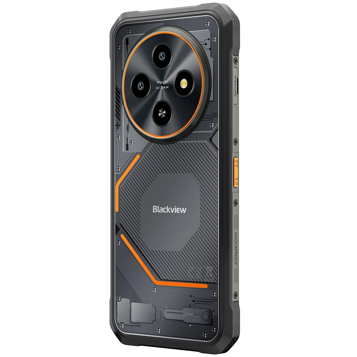 Blackview FORT 2 Ultra-slim 6.56-inch MediaTek Helio G81 Octa-core 5000mAh 16MP+13MP AI Camera NFC 4G Rugged Phone