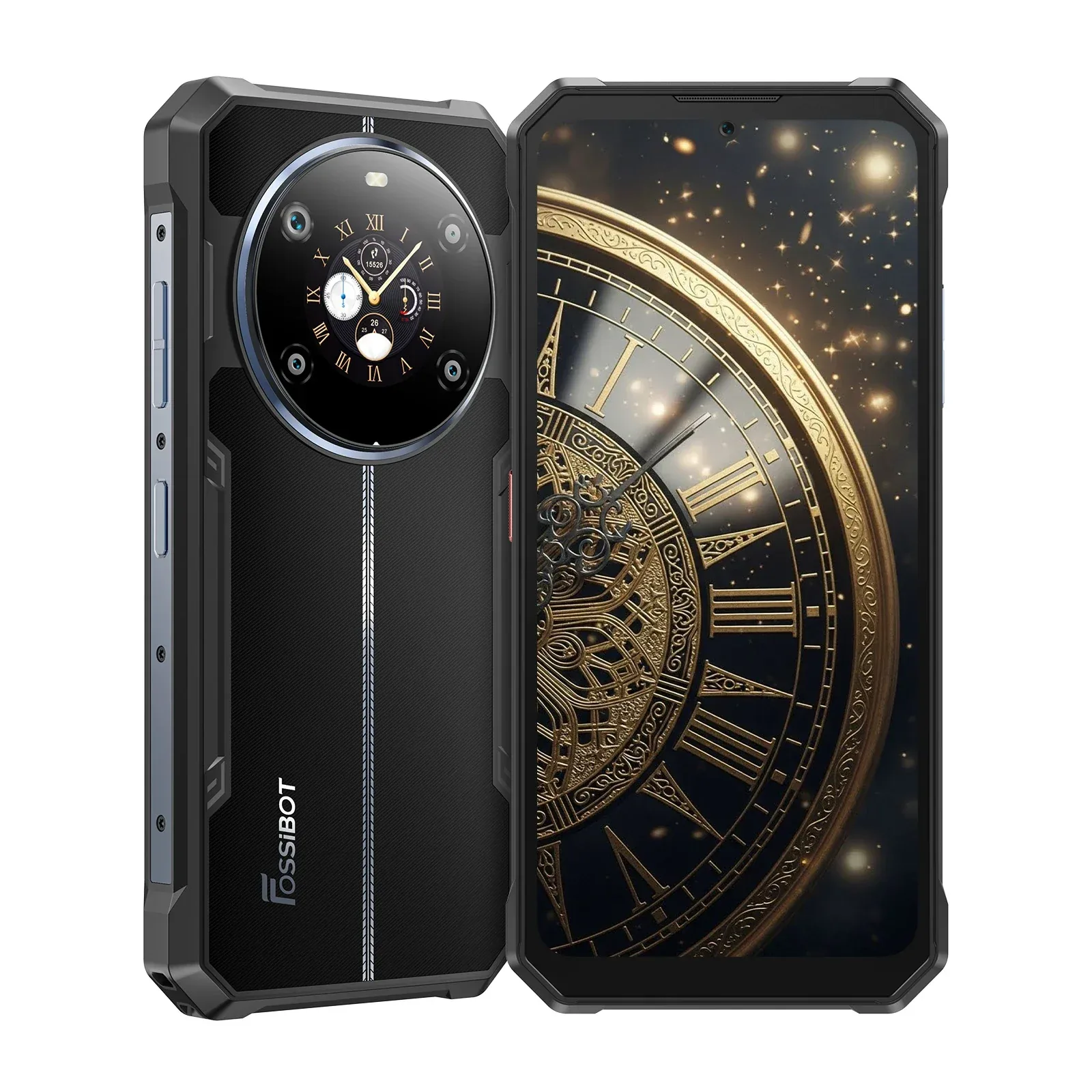 FOSSiBOT F109S 4G 24GB+256GB 6.745-Inch Main & 1.32-inch Innovative & Multifunction Rear Display 10600mAh NFC Rugged Phone