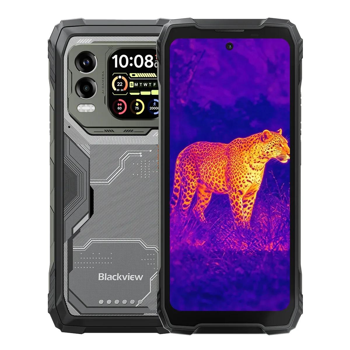 Blackview XPLORE 1 Pro Thermal Imaging Rugged 5G Phone with 6.78" 120Hz Main & 2.01" Secondary Display 20000mAh & 170LM Flashlight